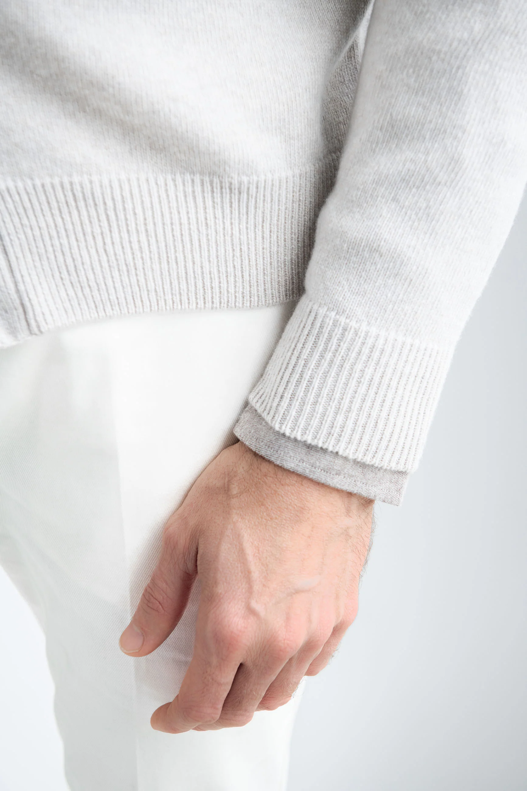 Beige Cardigan – Made in Italy - Image 2