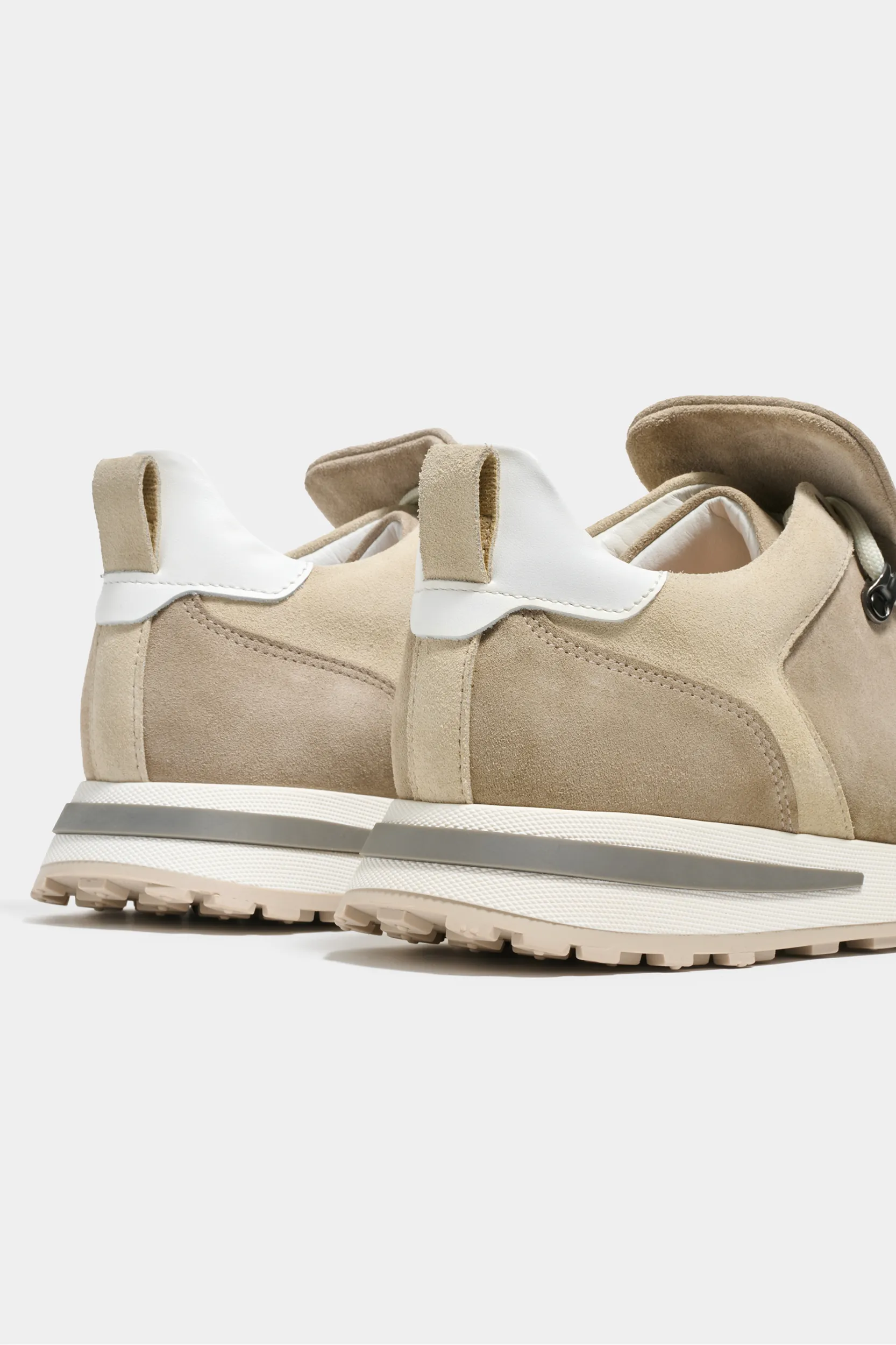 Beige trail sneakers - Made in Italy - Image 3