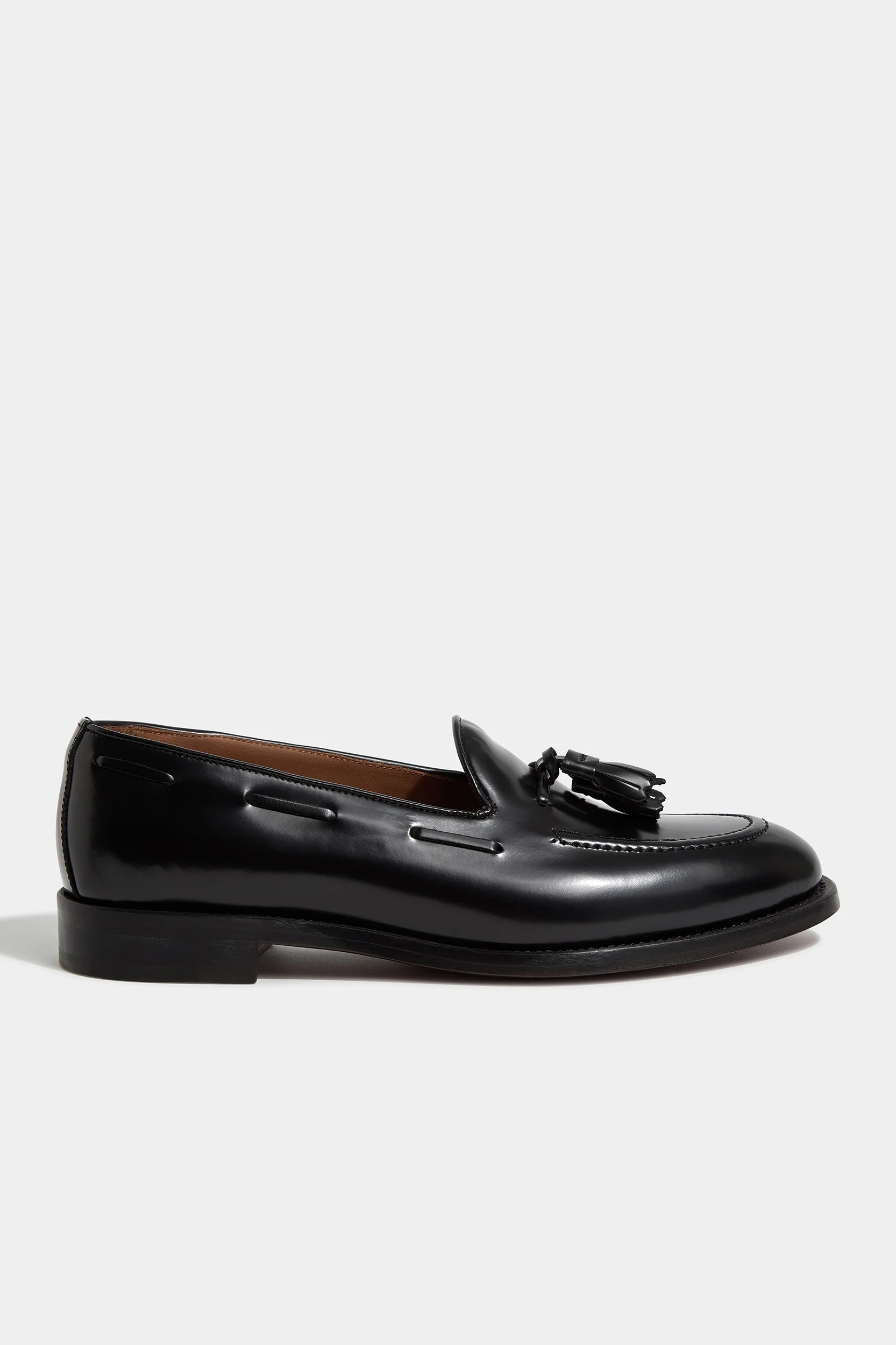 Black tassel loafers - Made In Italy - Image 3
