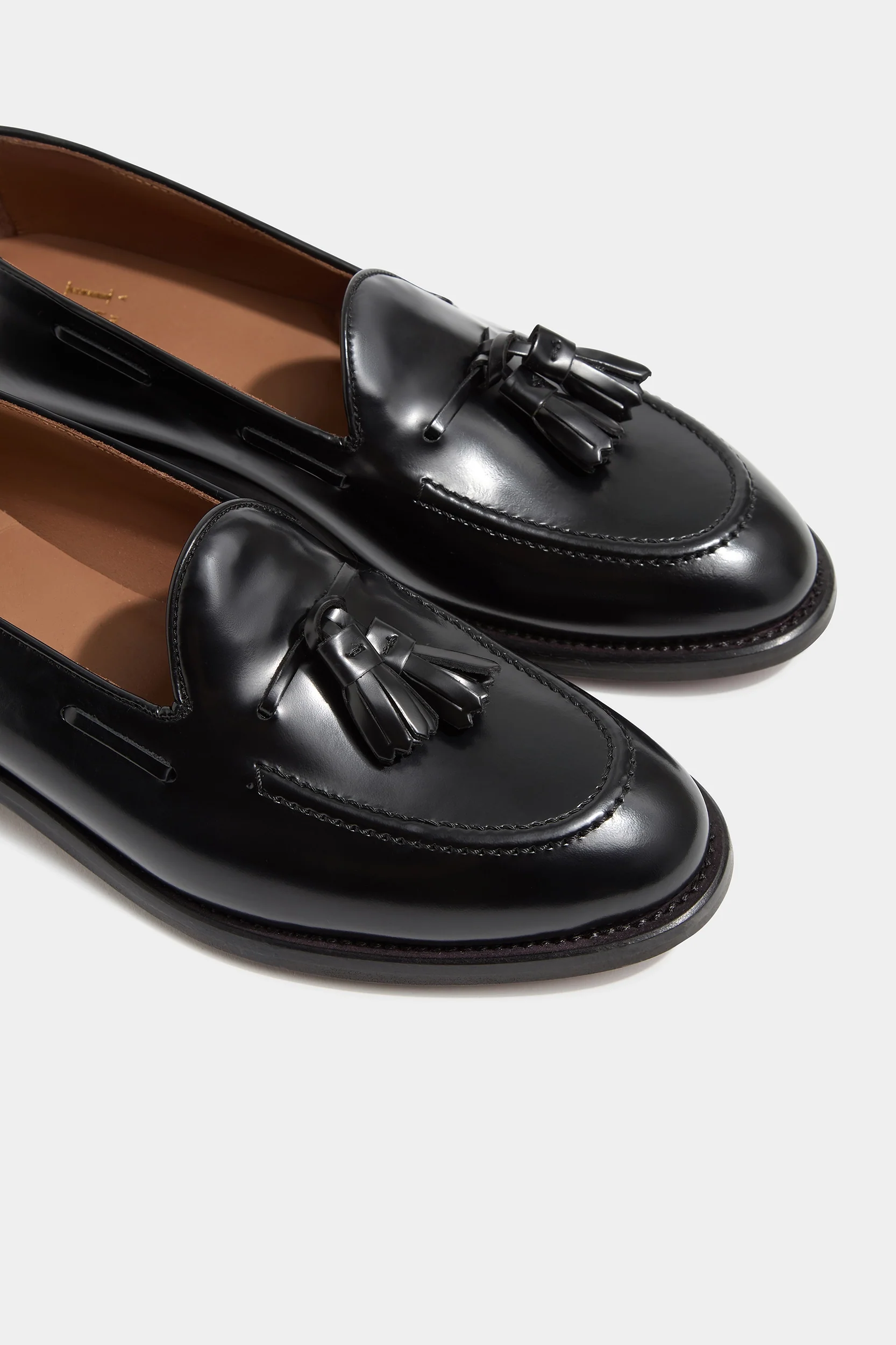 Black tassel loafers - Made In Italy - Image 5