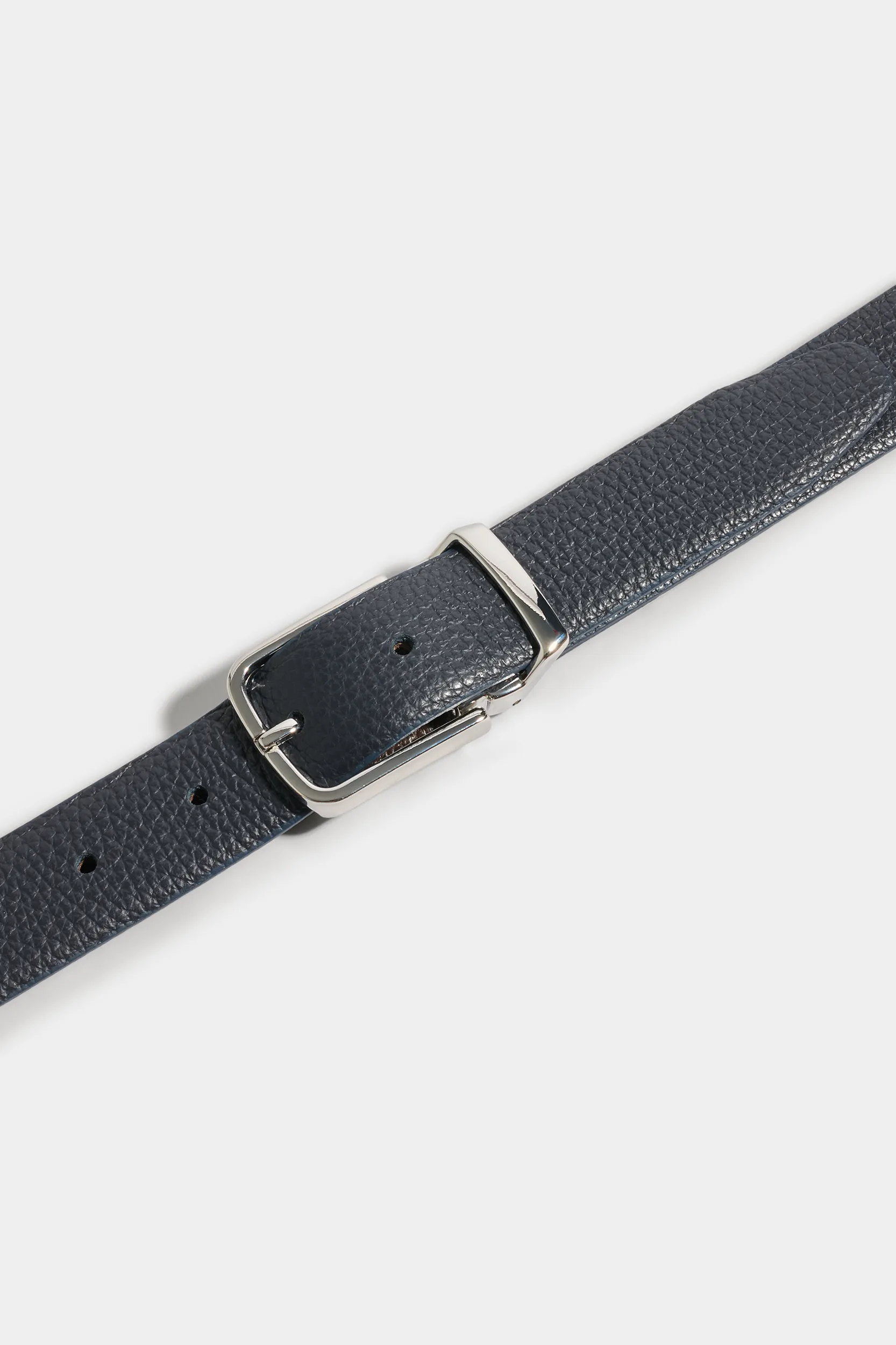 Blue and brown reversible belt - Made in Italy - Image 6