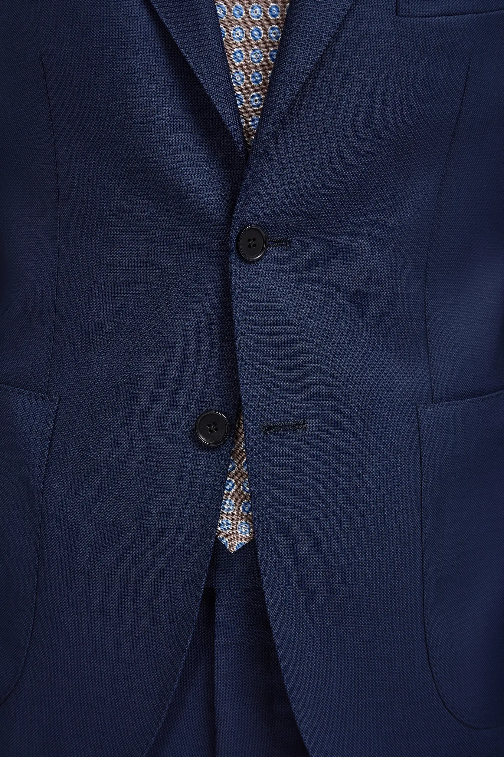 Blue birdseye suit - Made in Italy - Image 6