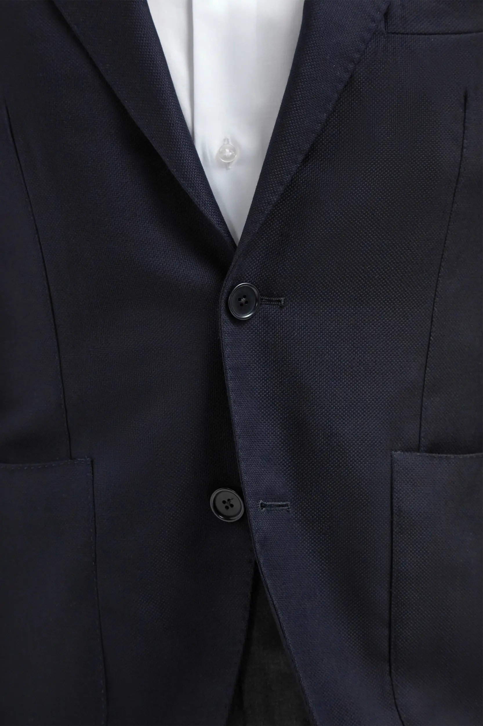 Blue Full Canvas Blazer - Made in Italy - Image 3