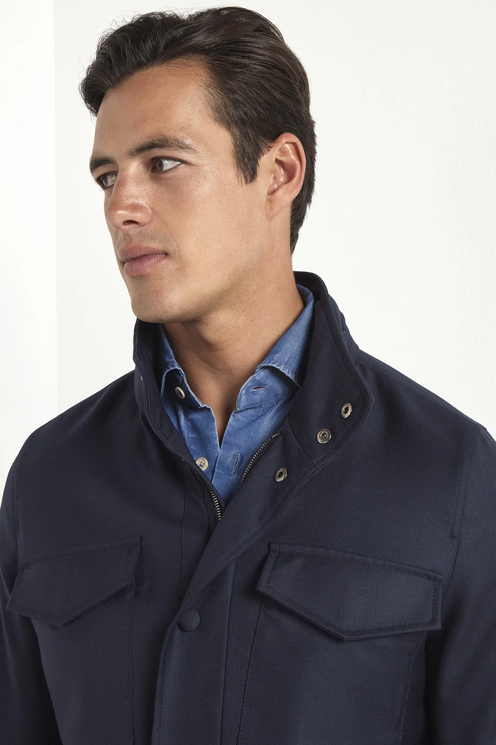 Blue field jacket - Made in Italy - Image 4