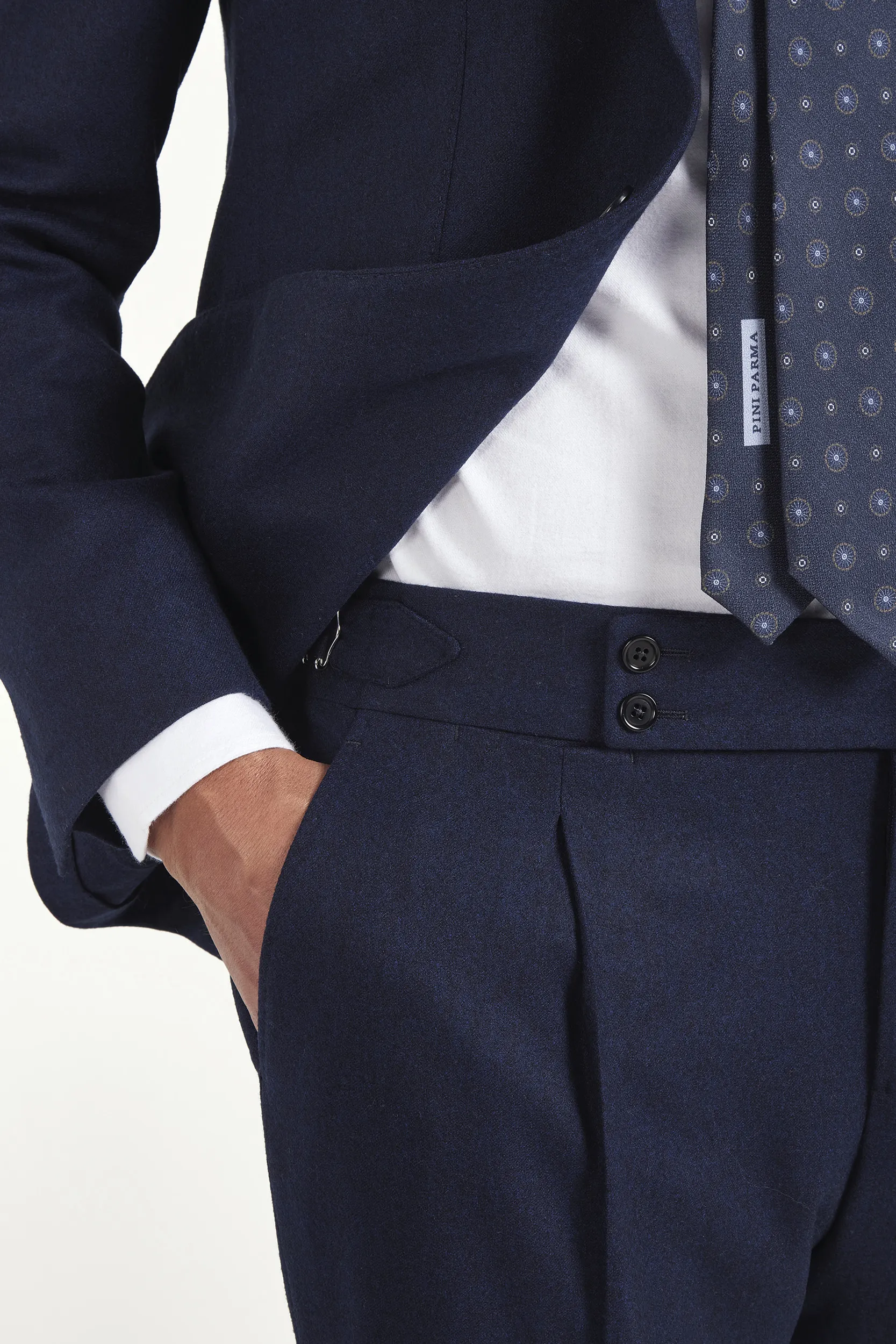 Blue flannel jacket - Made in Italy - Image 4