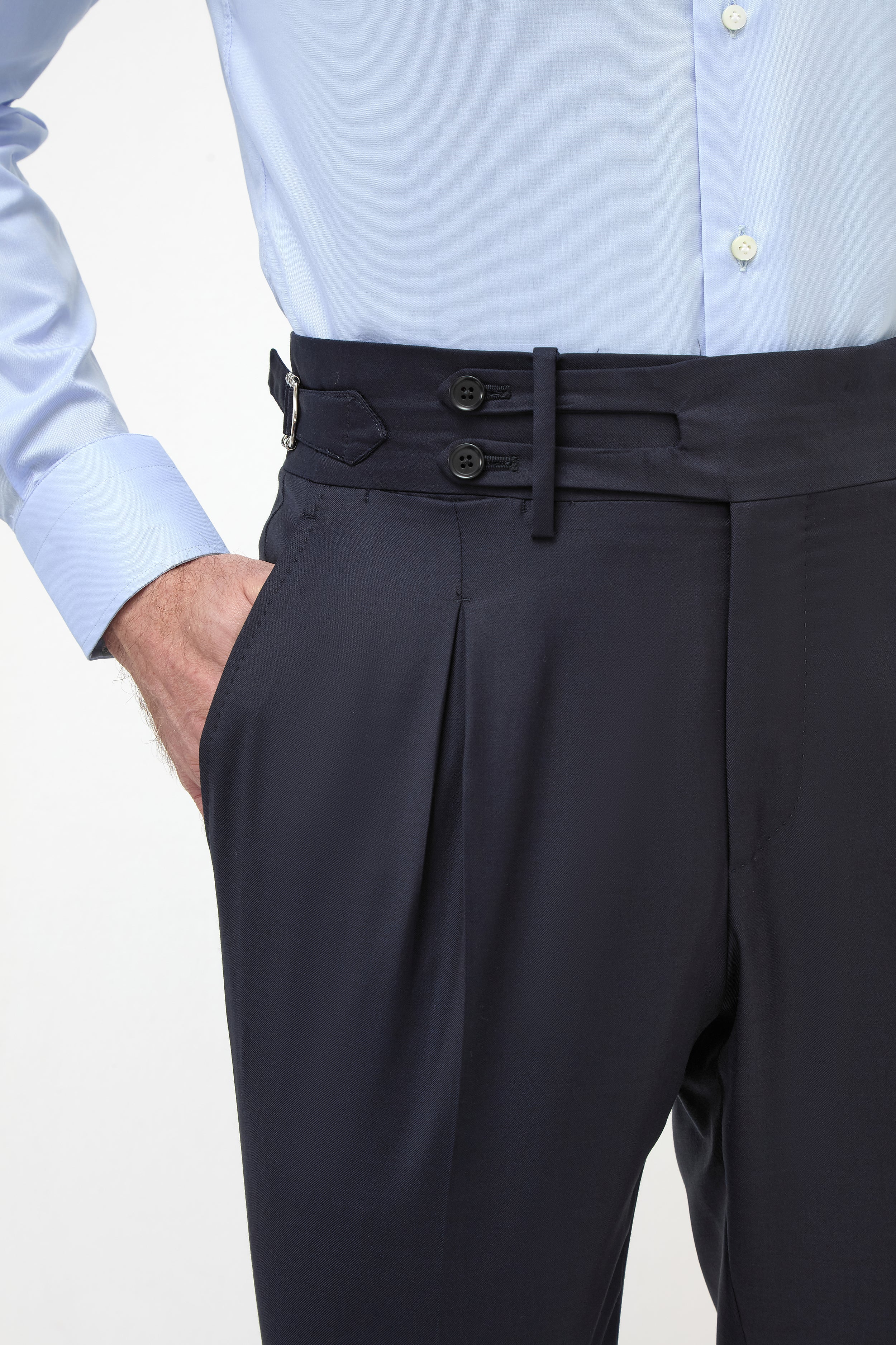 Blue Limited Edition trousers - Made in Italy - Image 3