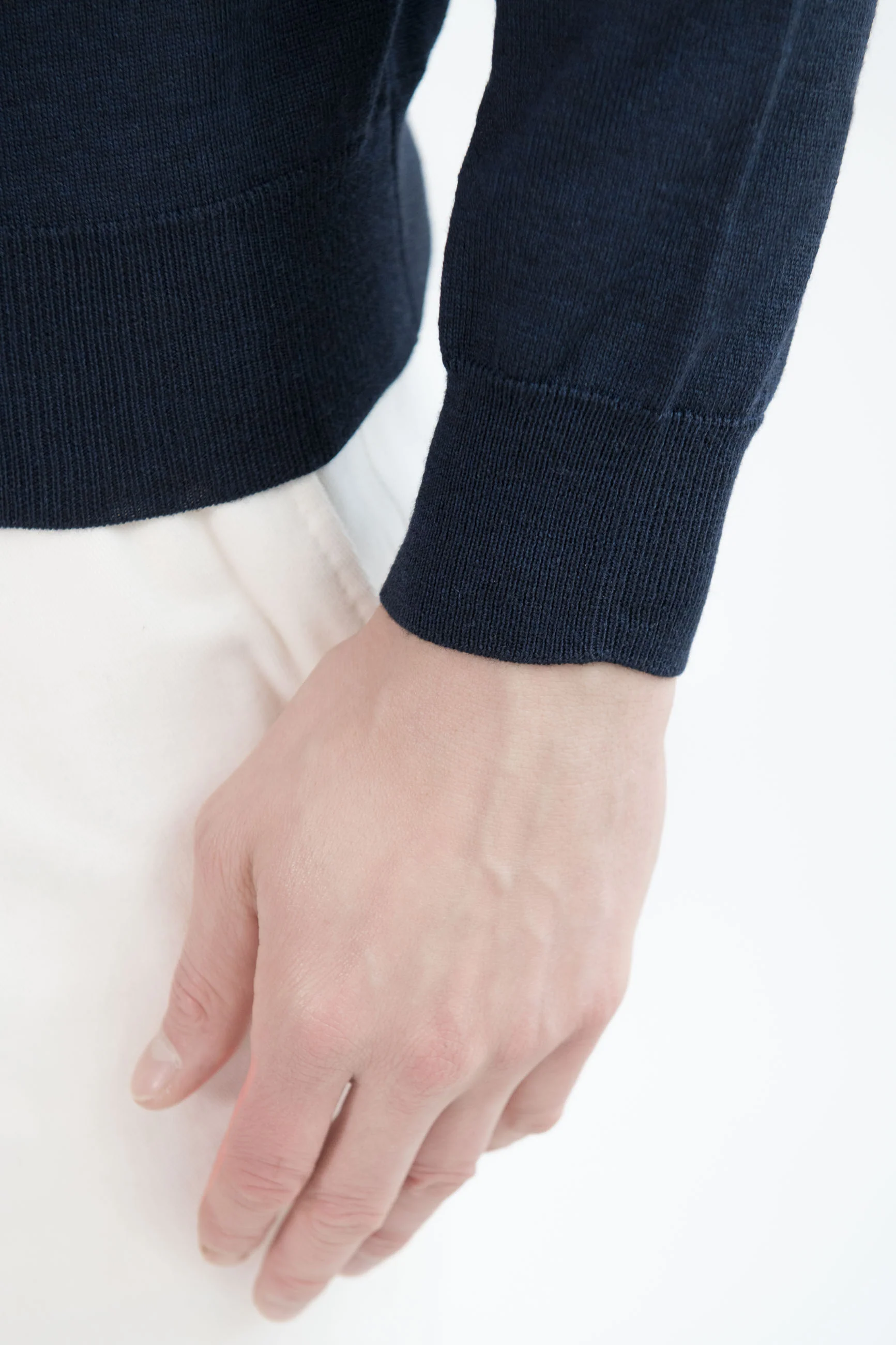 Blue Merino Turtleneck – Made in Italy - Image 5
