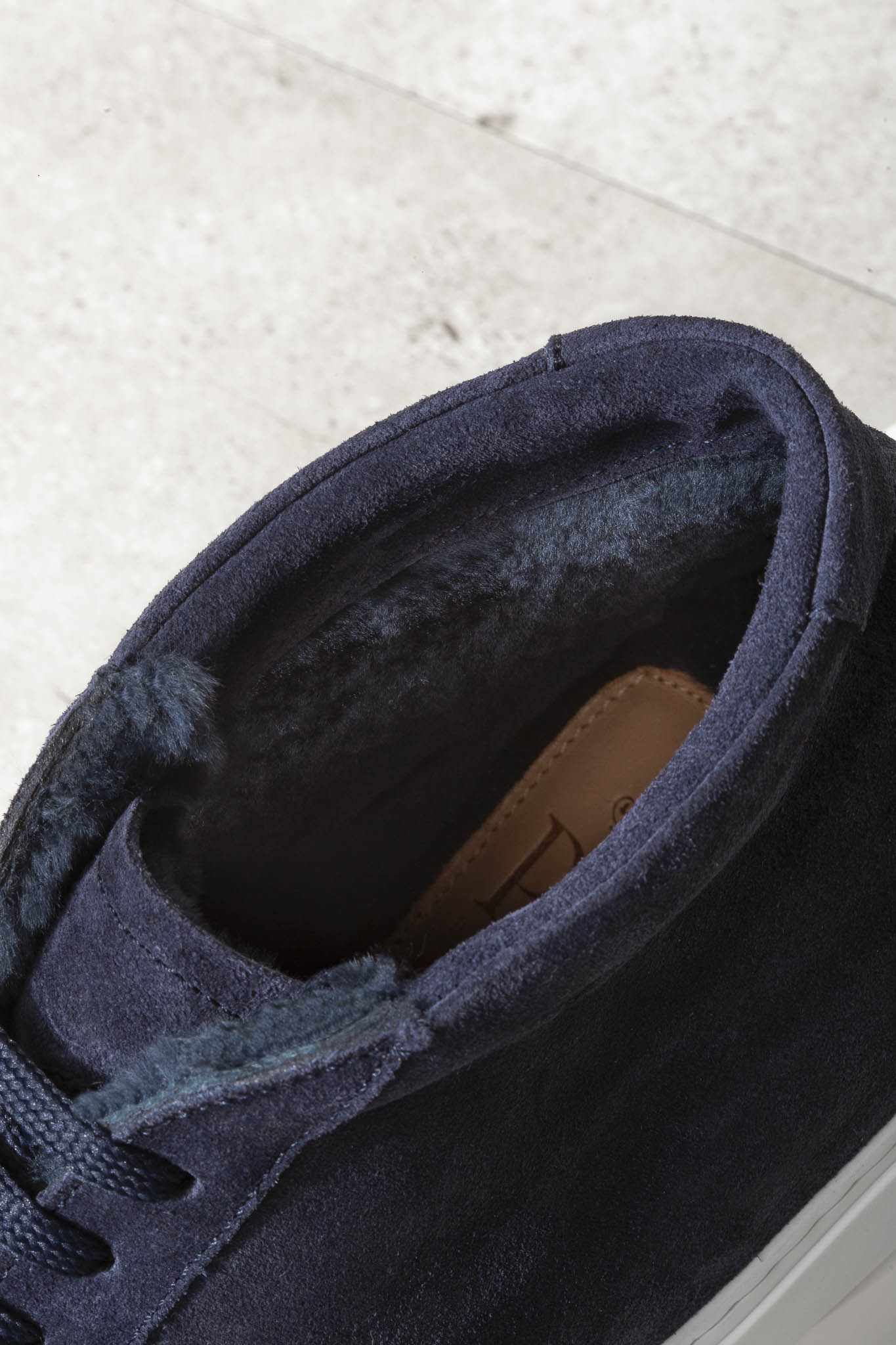 Blue Mid Top Sneakers - Made In Italy - Image 3