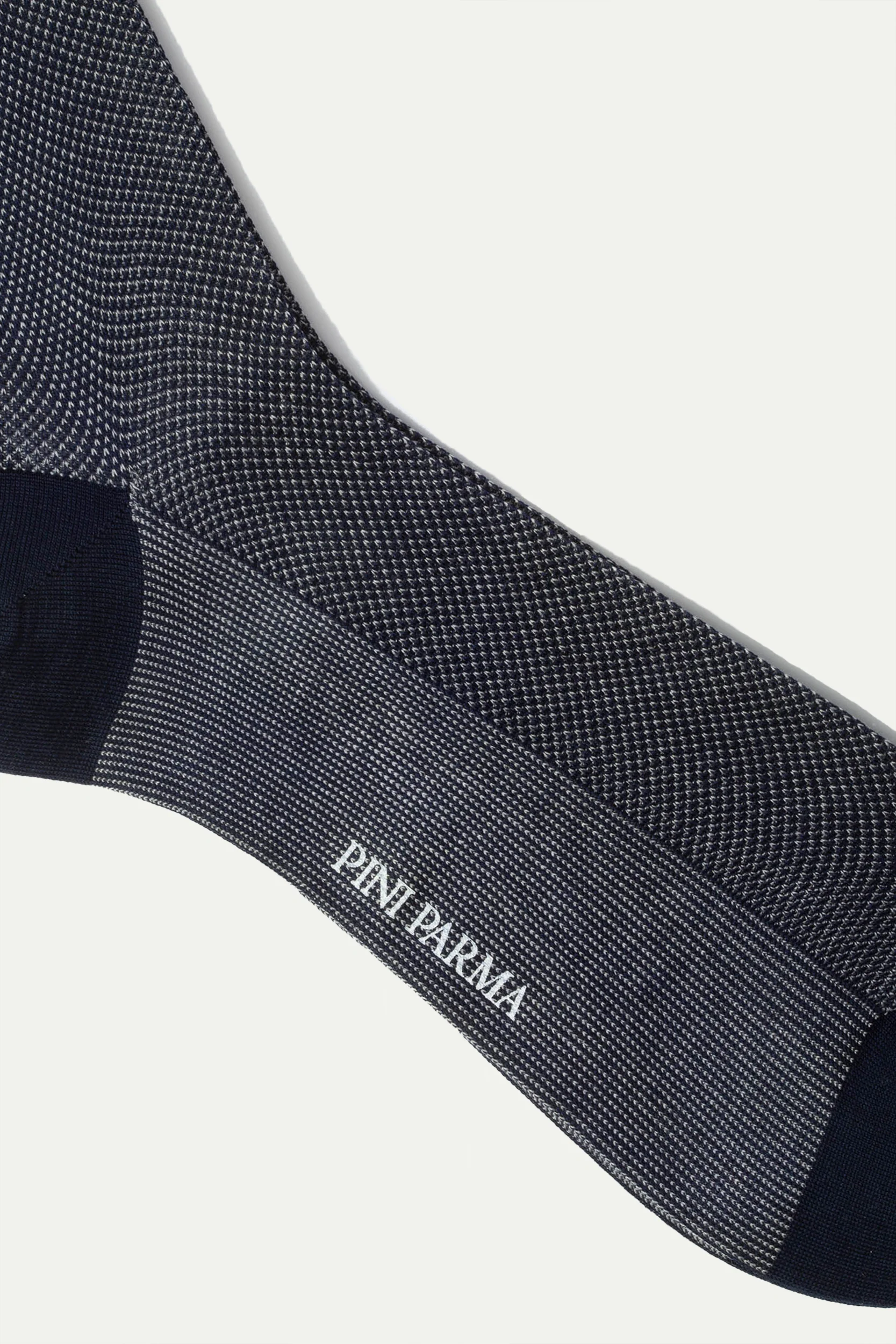 Blue patterned short socks - Made in Italy - Image 2