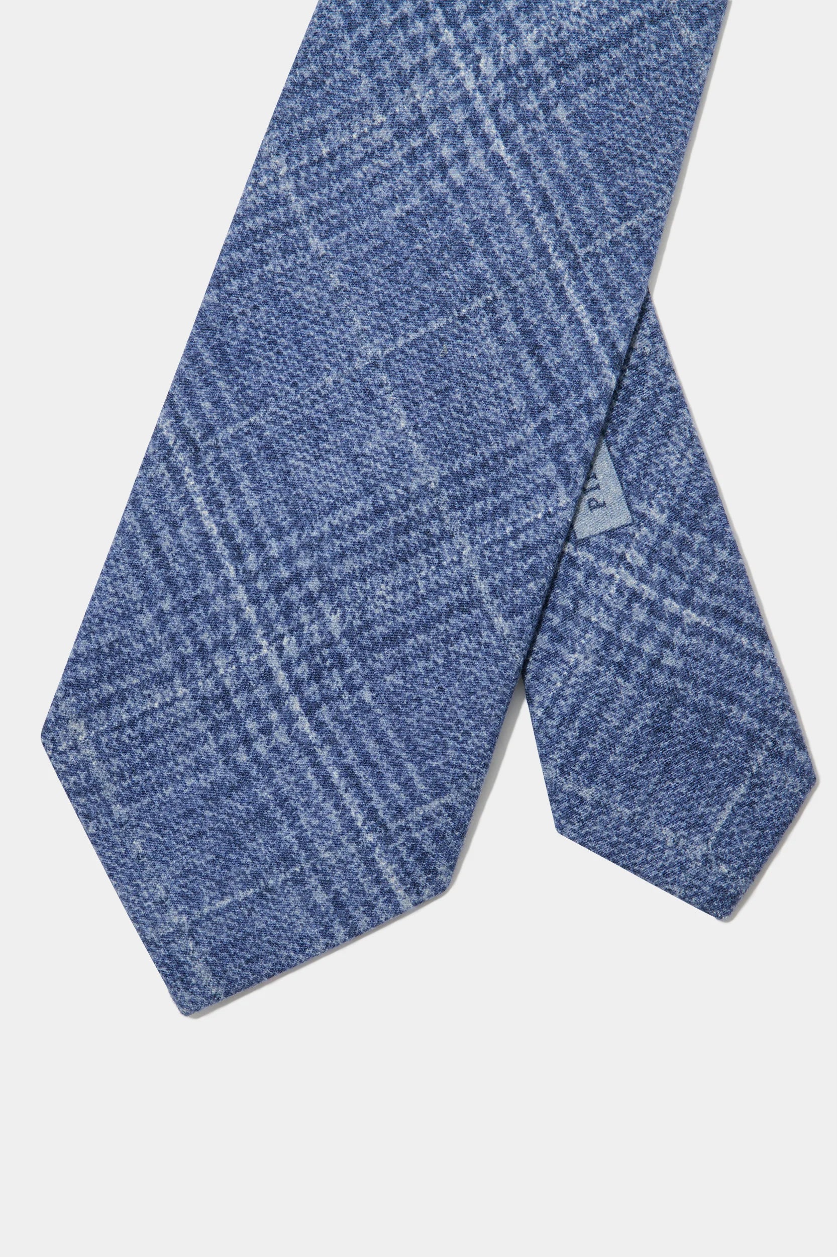 Blue Prince of Wales tie - Made In Italy - Image 3