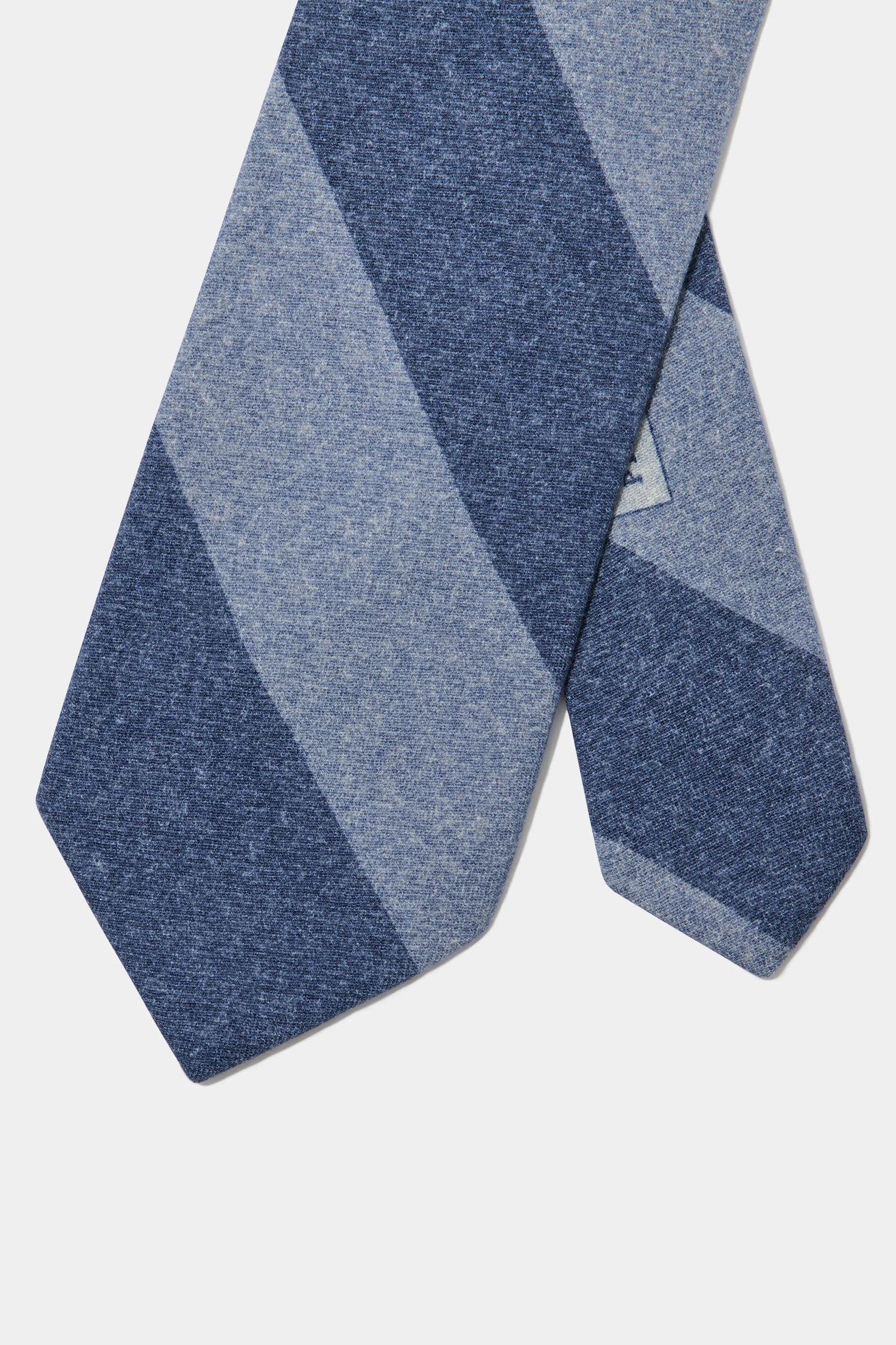 Blue regimental tie - Made in Italy - Image 3
