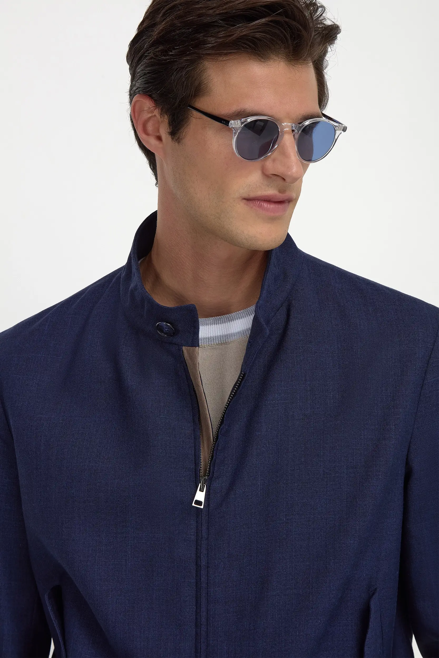 Blue short jacket – Made in Italy - Image 3