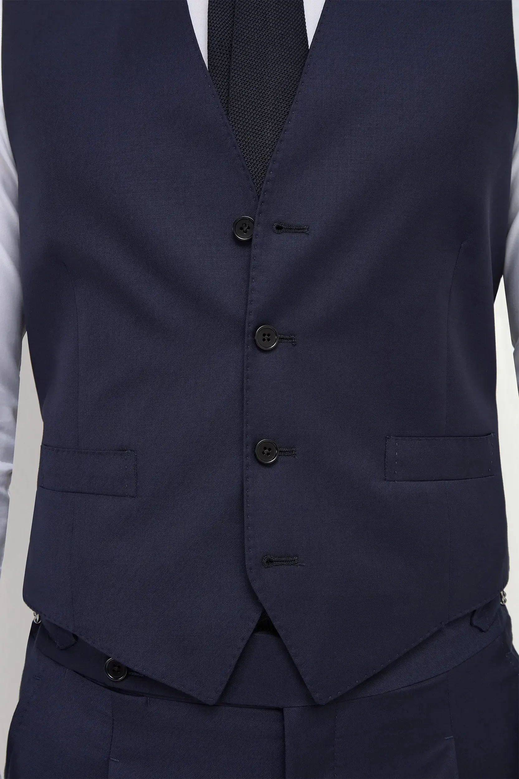 Blue waistcoat - Made in Italy - Image 3