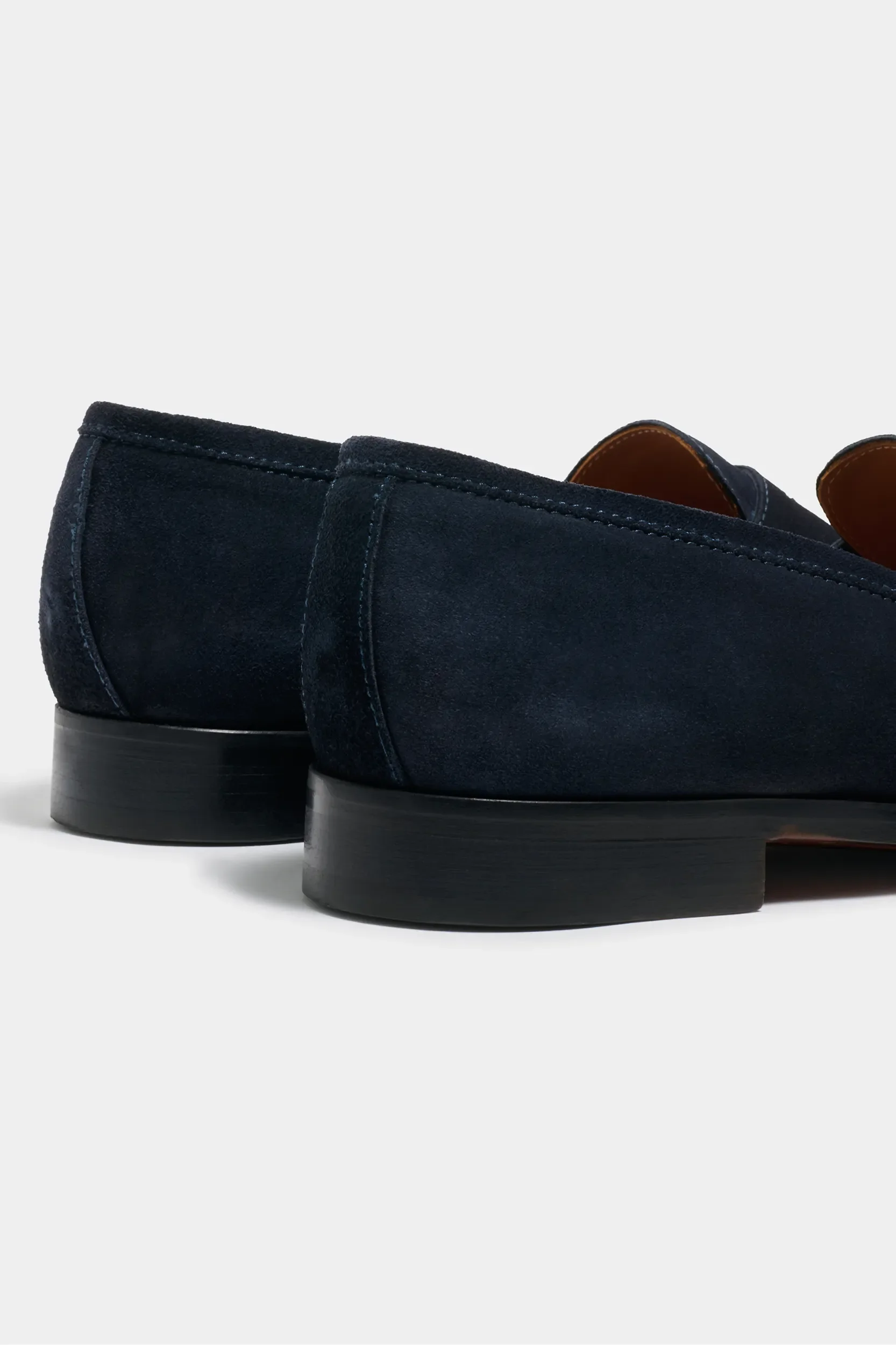 Blue suede penny loafers - Made in Italy - Image 4