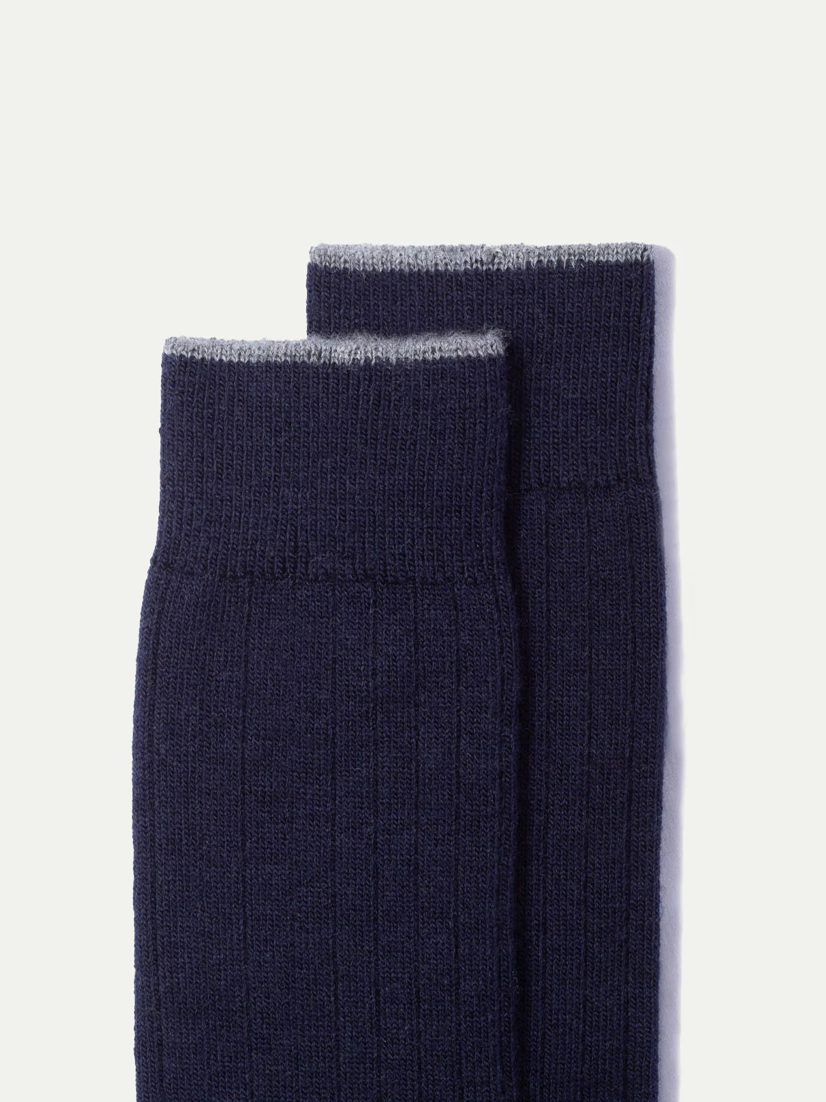 Blue - Super durable Wool short socks - Made in Italy - Image 2