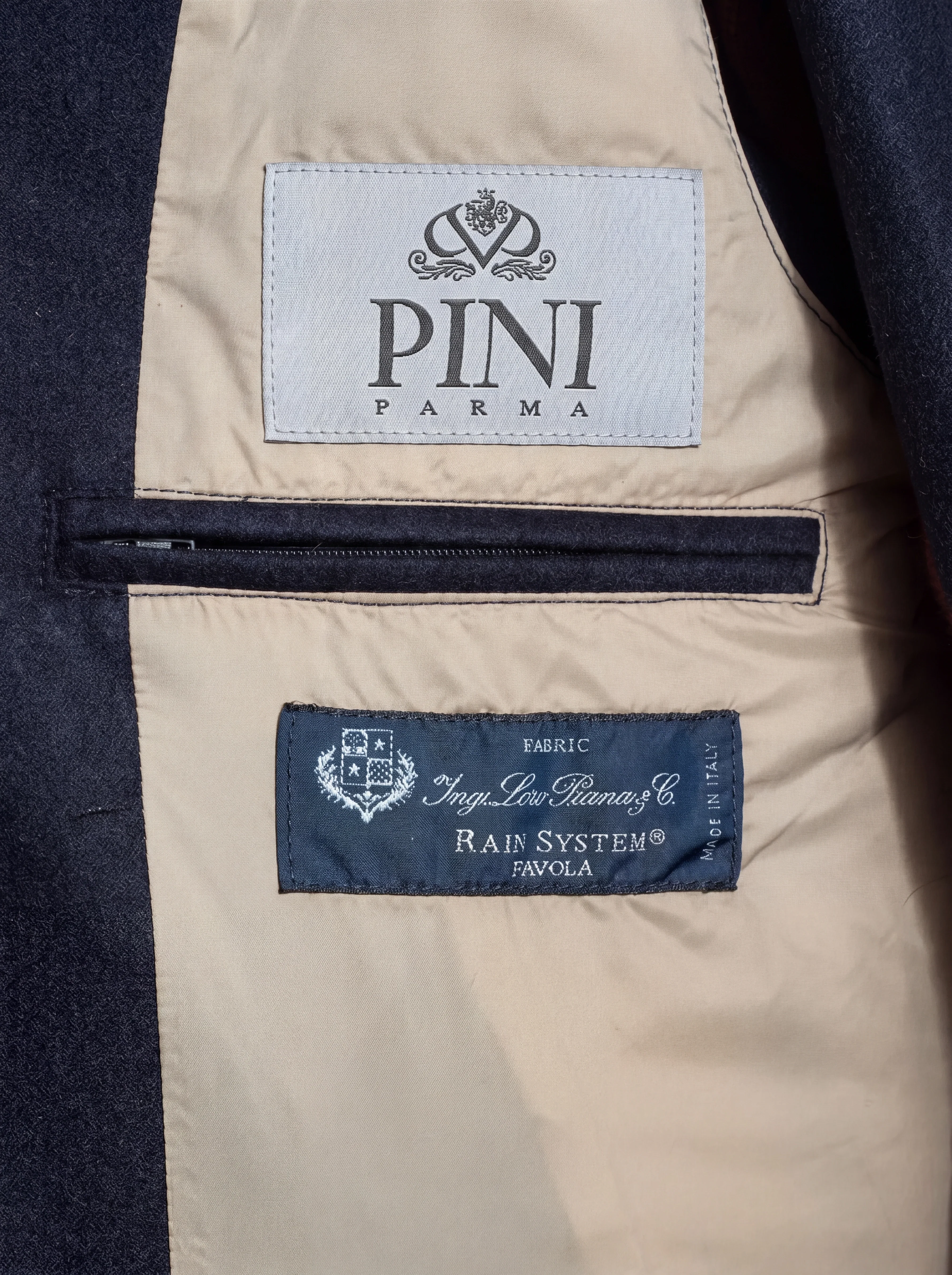 Blue vest with zip – Made in Italy - Image 5