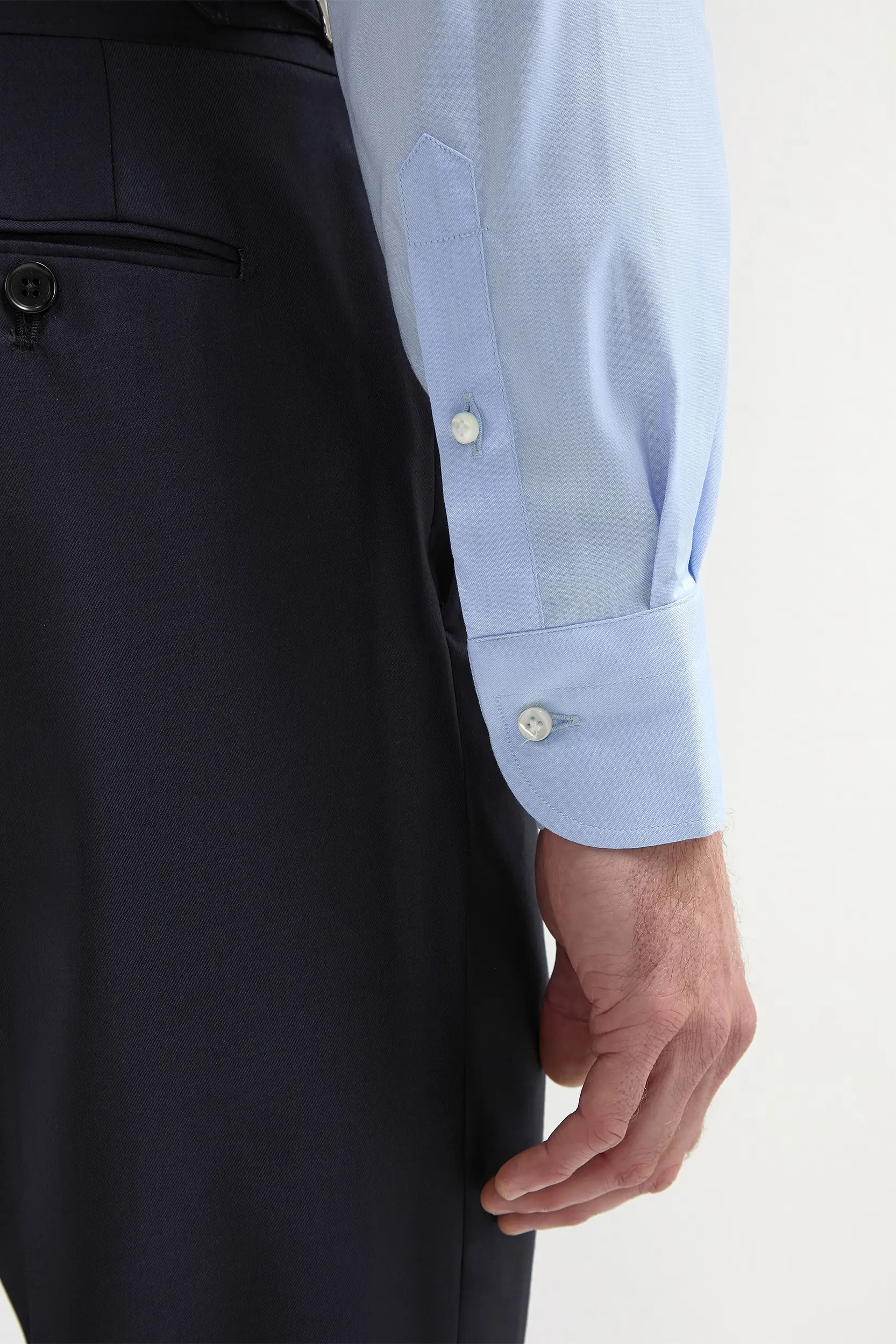 Button down light blue shirt ”Sartoriale collection” - Made In Italy - Image 3