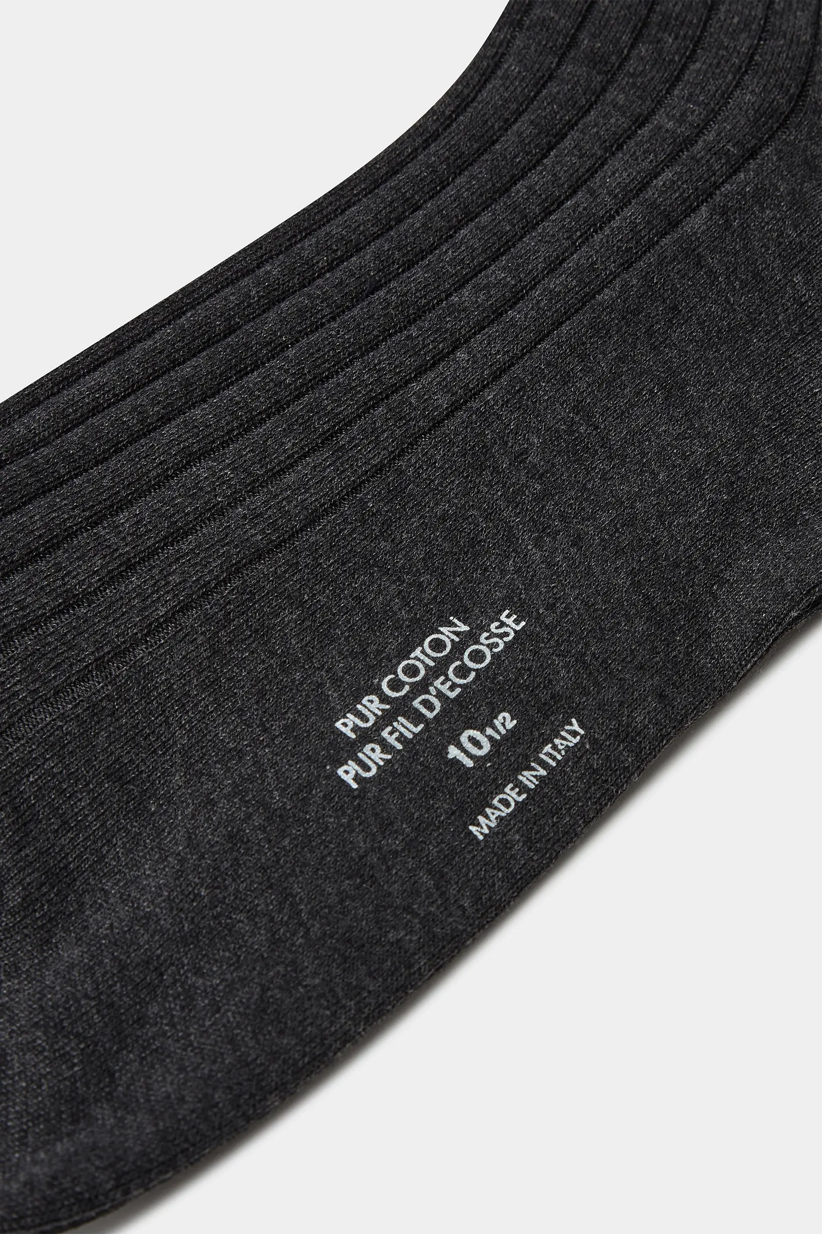 Grey long socks - Made in Italy - Image 2