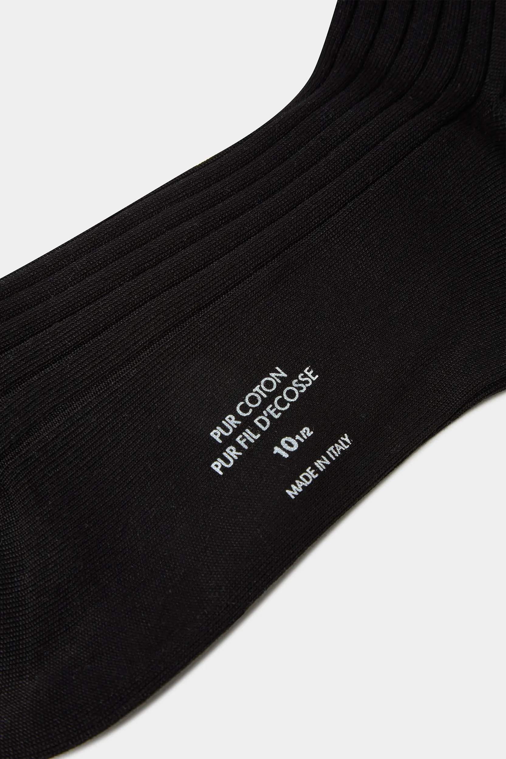 Black long socks - Made in Italy - Image 2