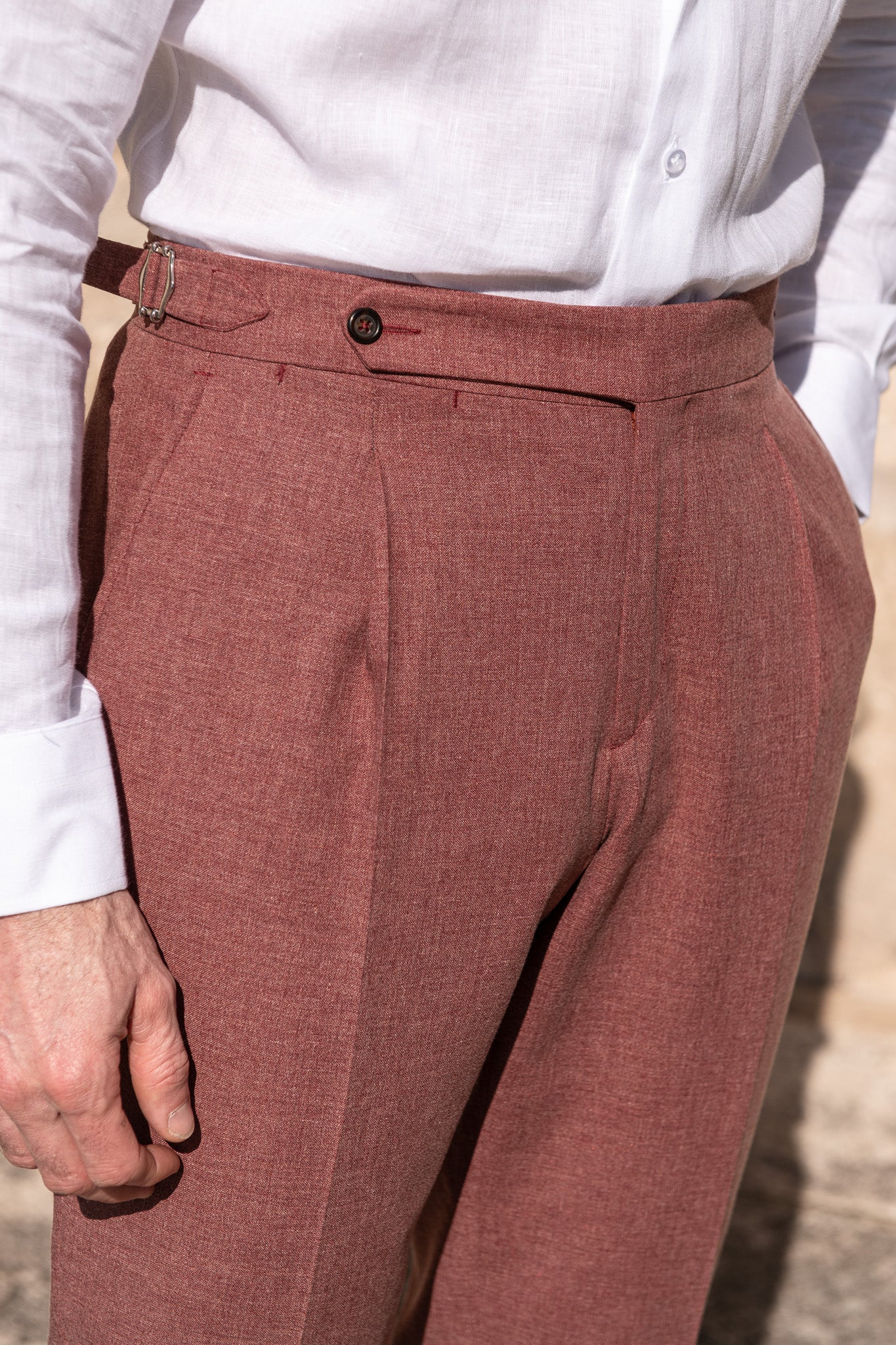 Coral Biella trousers - Made in Italy - Image 3