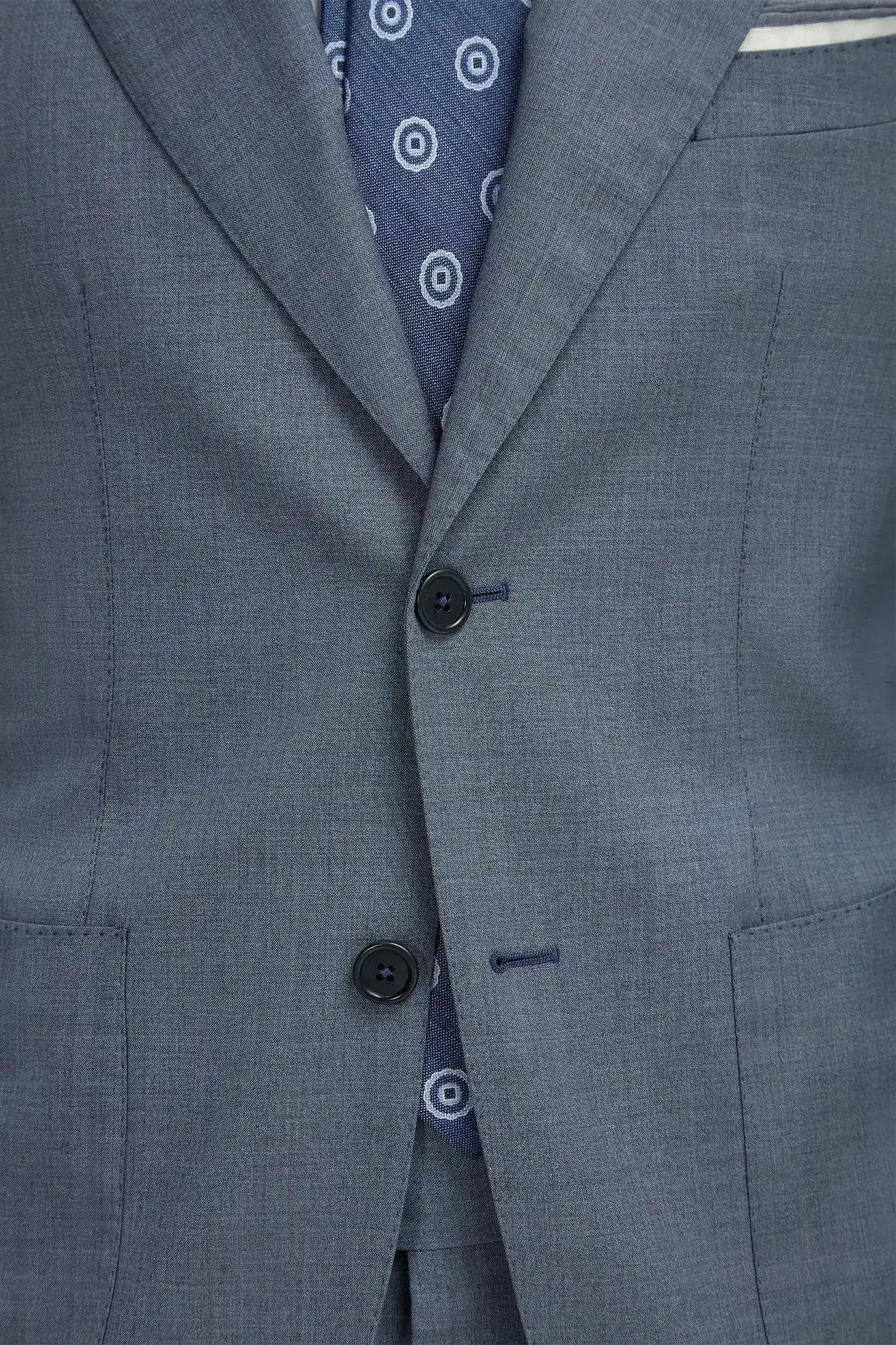 Dusty blue suit - Made in Italy - Image 5