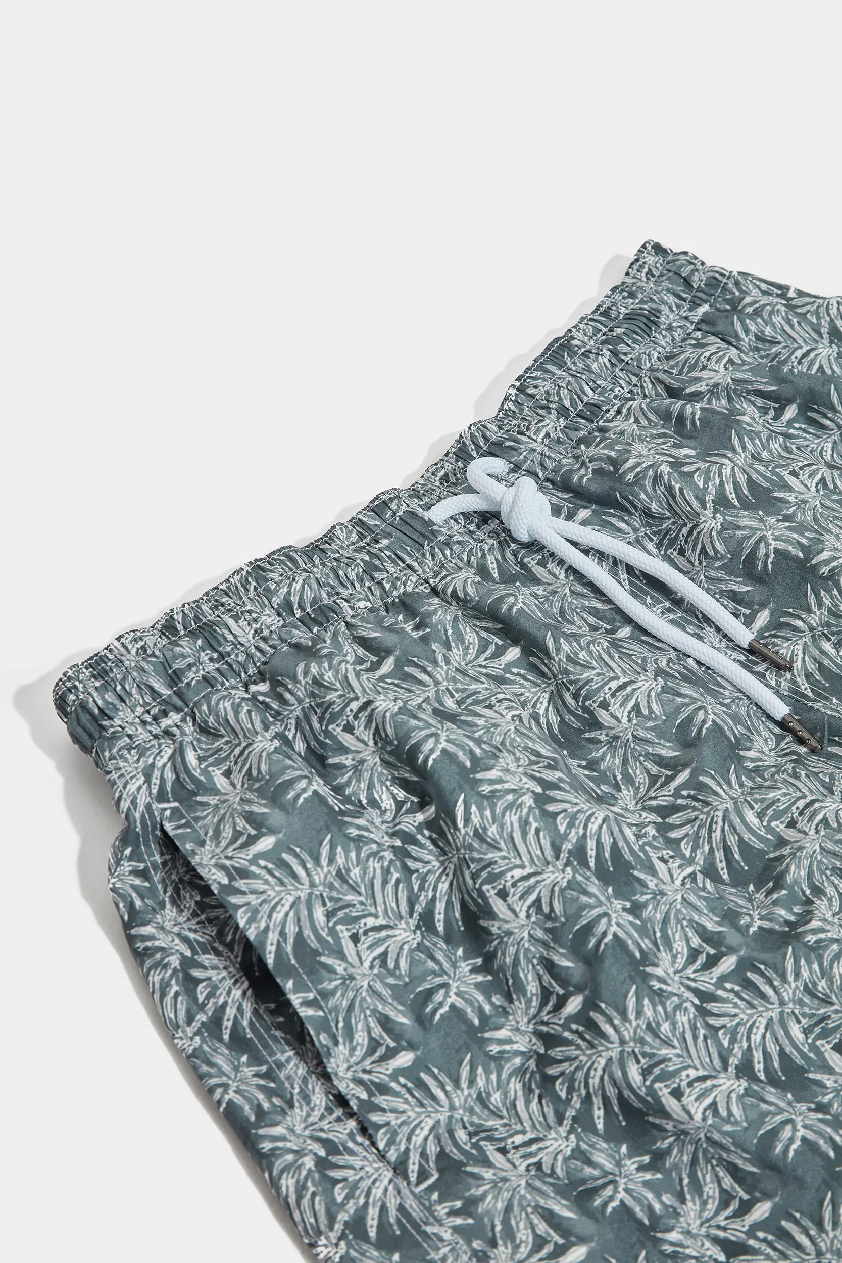 Green palm swimshorts - Made in Italy - Image 3