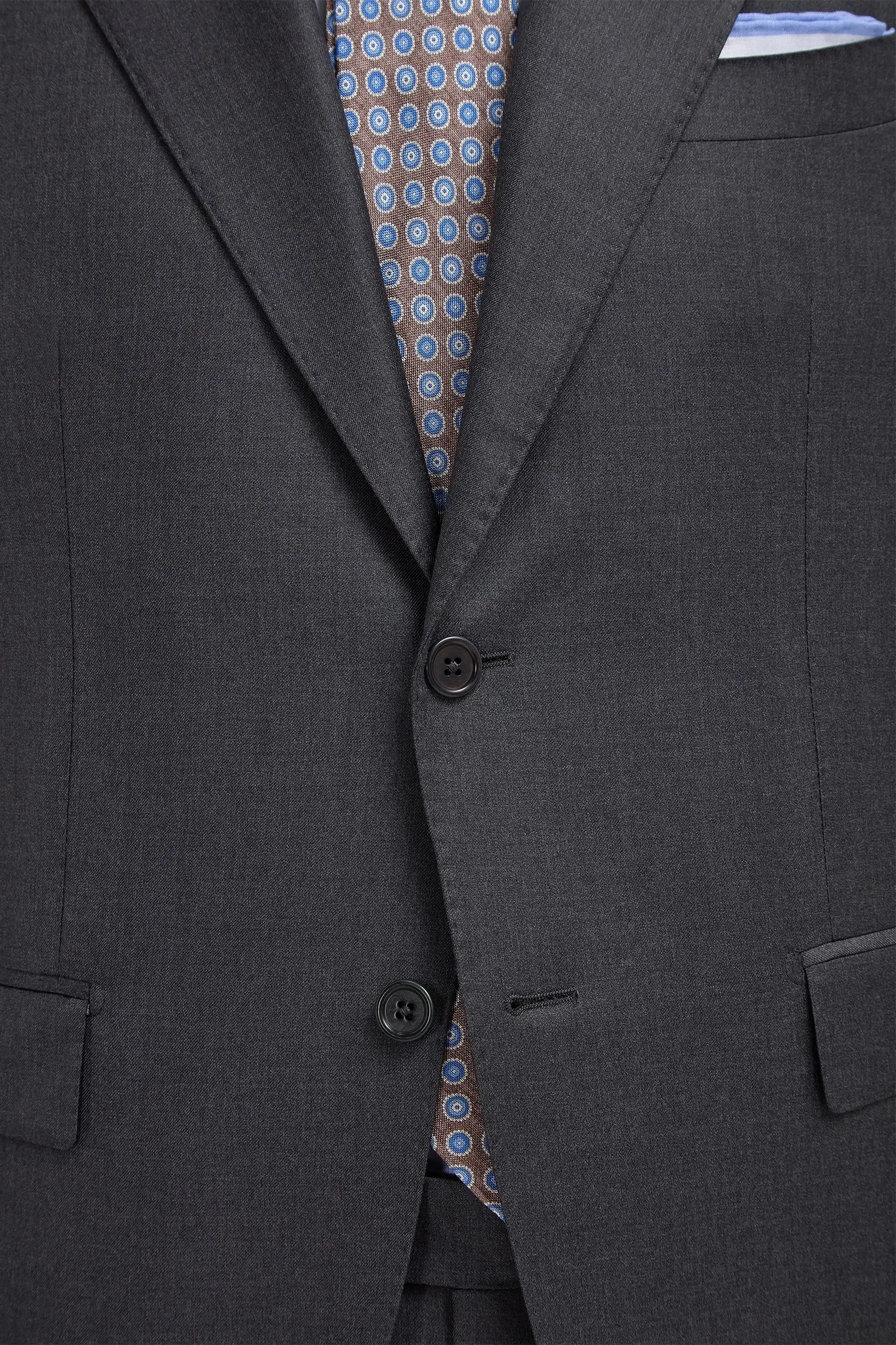 Grey full canvas suit - Made in Italy - Image 6