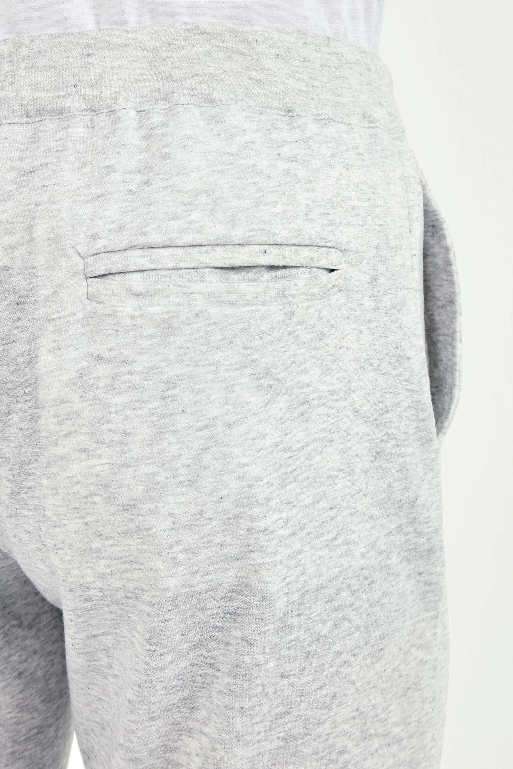 Light grey jersey jogger pants - Made in Italy - Image 4
