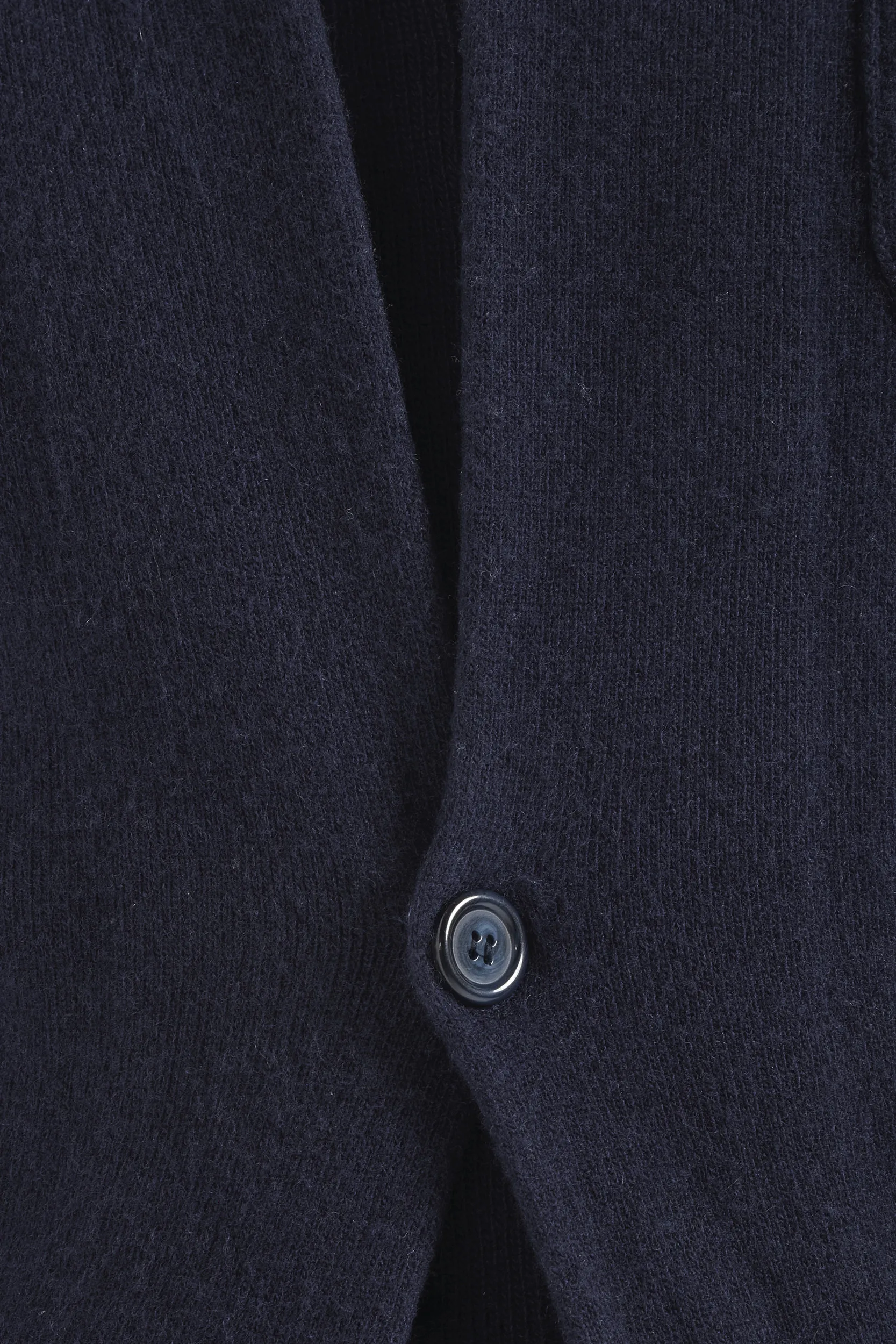 Blue knitted jacket - wool and cashmere - Made in Italy - Image 4