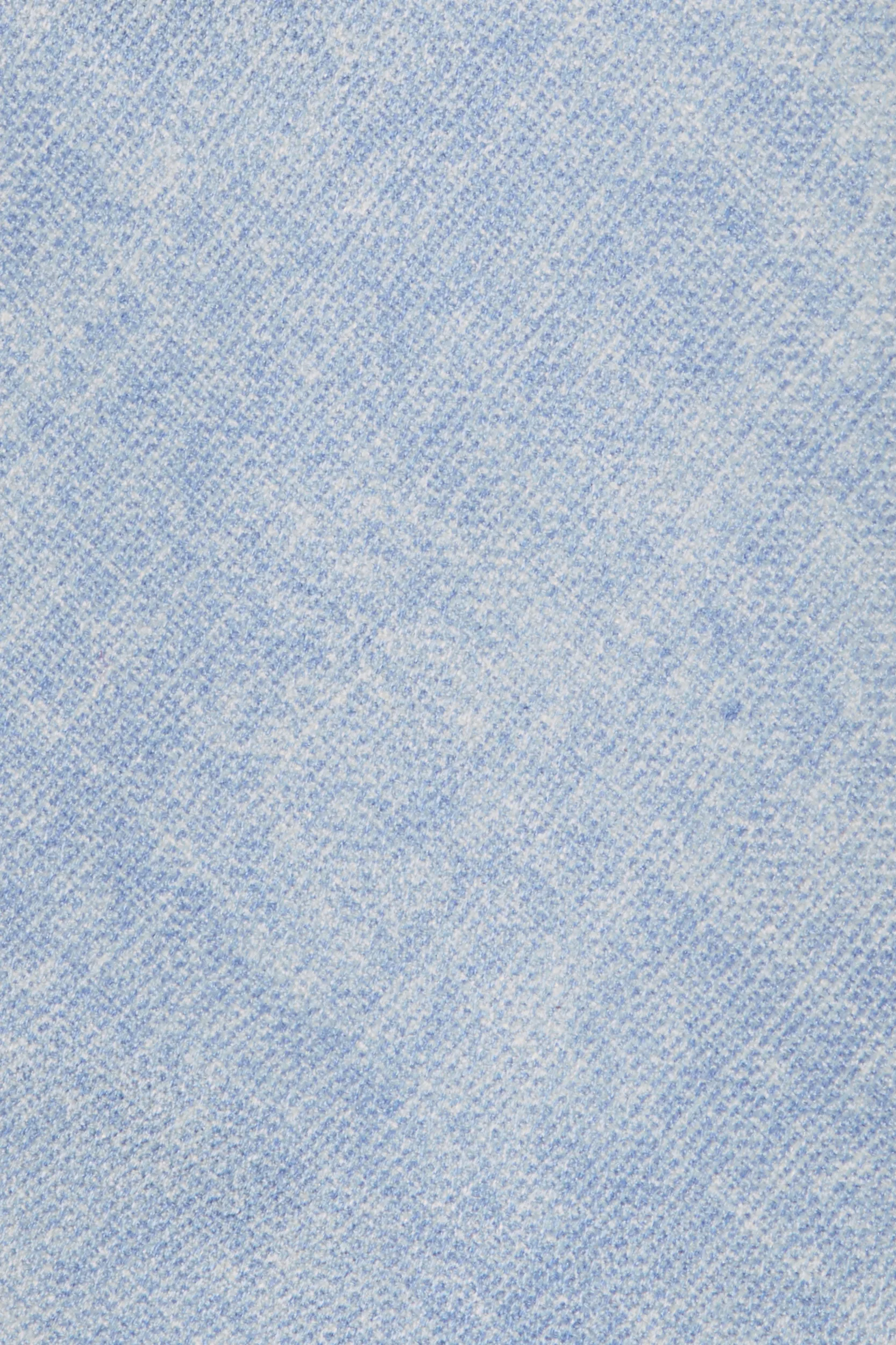 Light blue printed silk tie - Made in Italy - Image 2