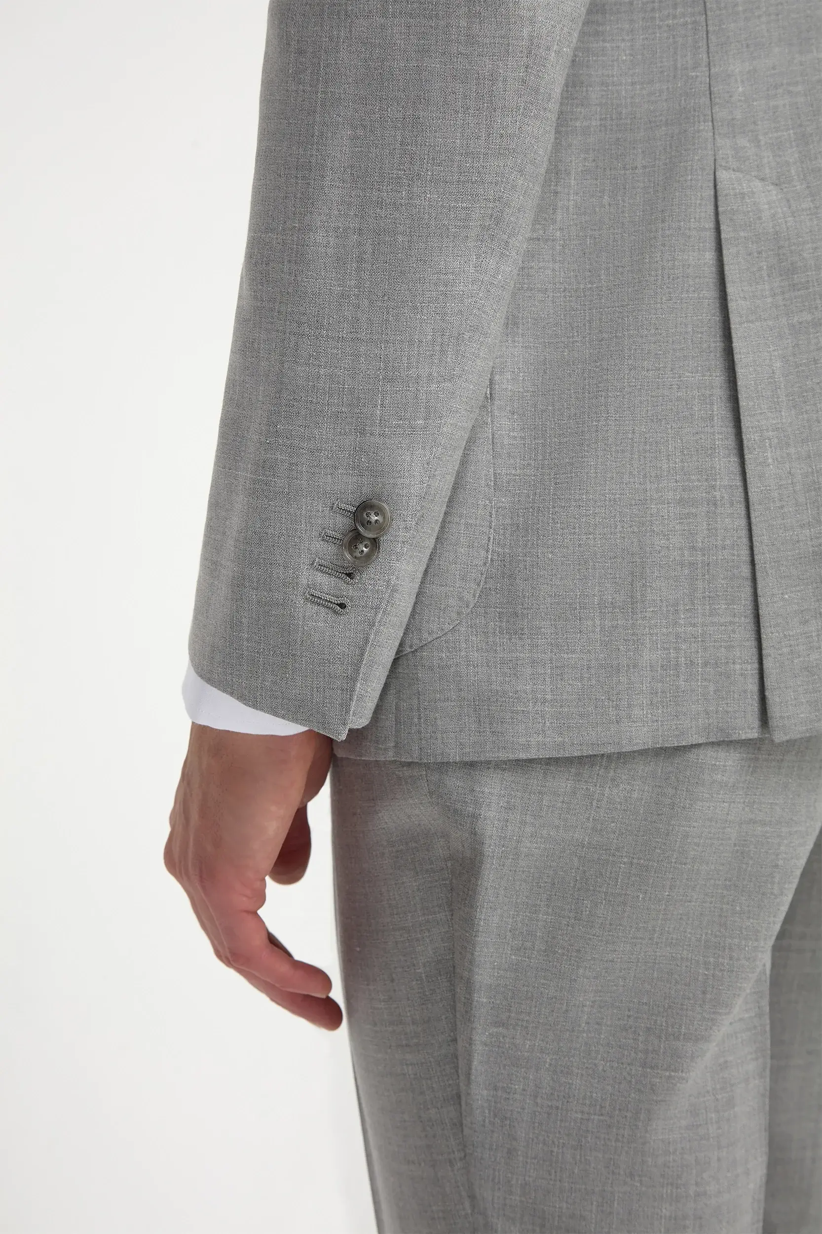 Light grey suit - Made in Italy - Image 4