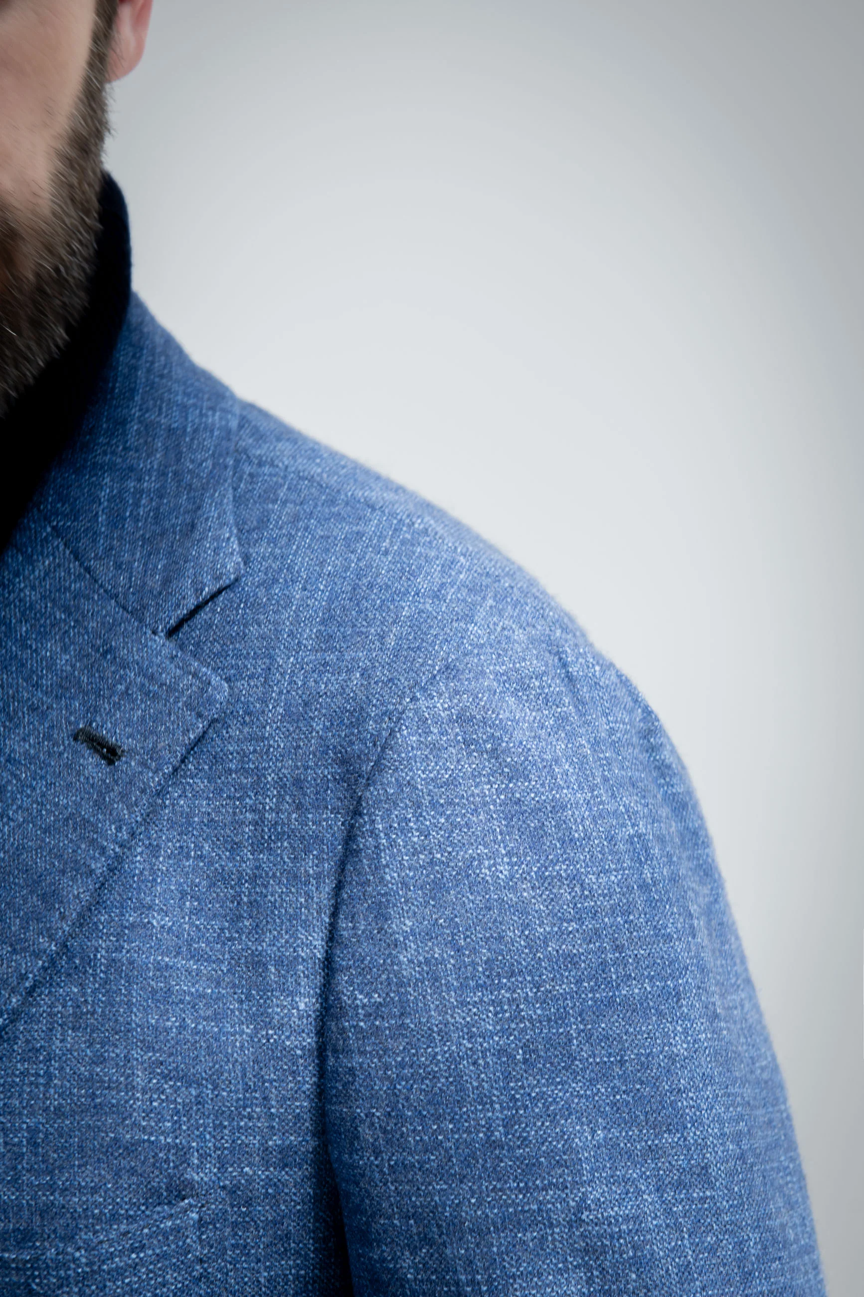 Ocean blue jacket "Neapolitan Capsule Collection" - Made in Italy - Image 4