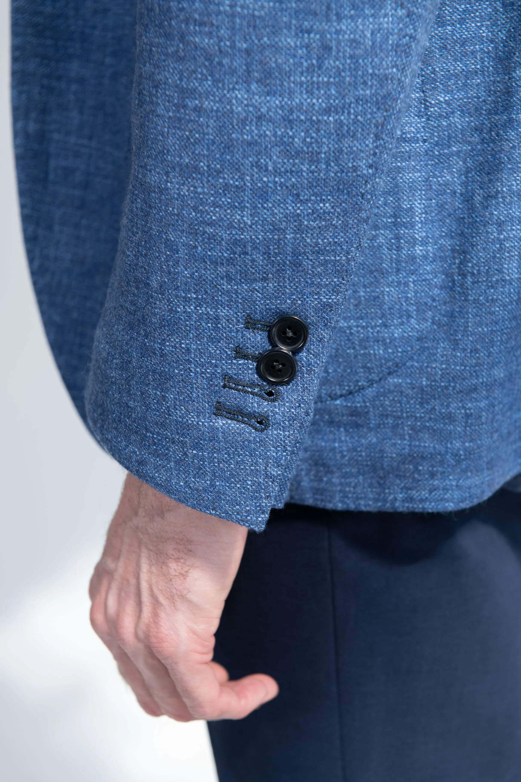 Ocean blue jacket "Neapolitan Capsule Collection" - Made in Italy - Image 5
