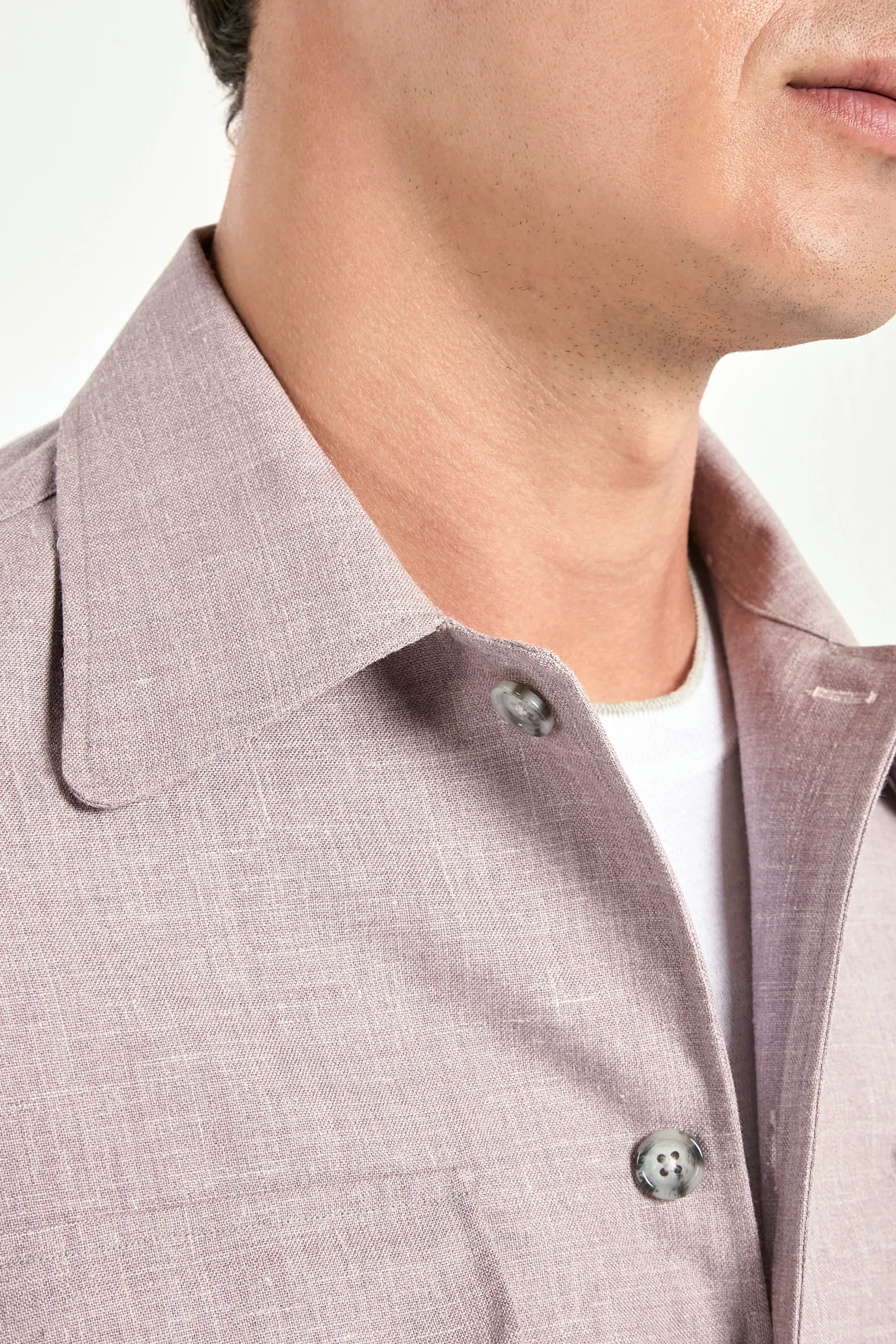 Old rose overshirt - Made in Italy - Image 3