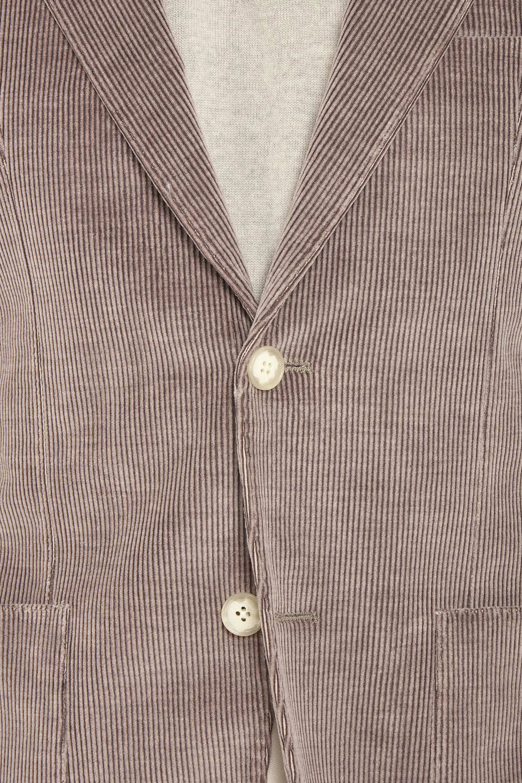 Plum corduroy jacket - Made in Italy - Image 4