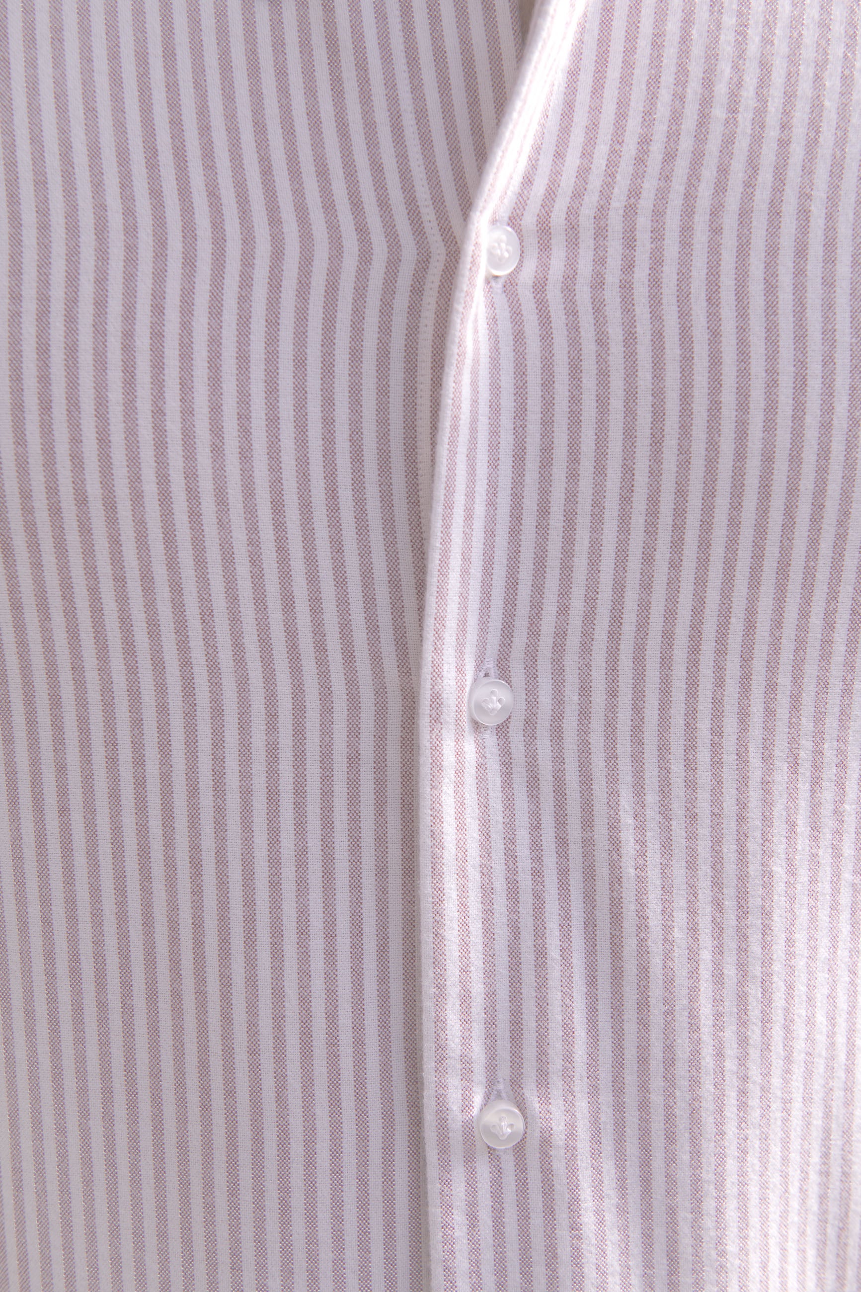 Red striped soft oxford button down shirt - Made In Italy - Image 4