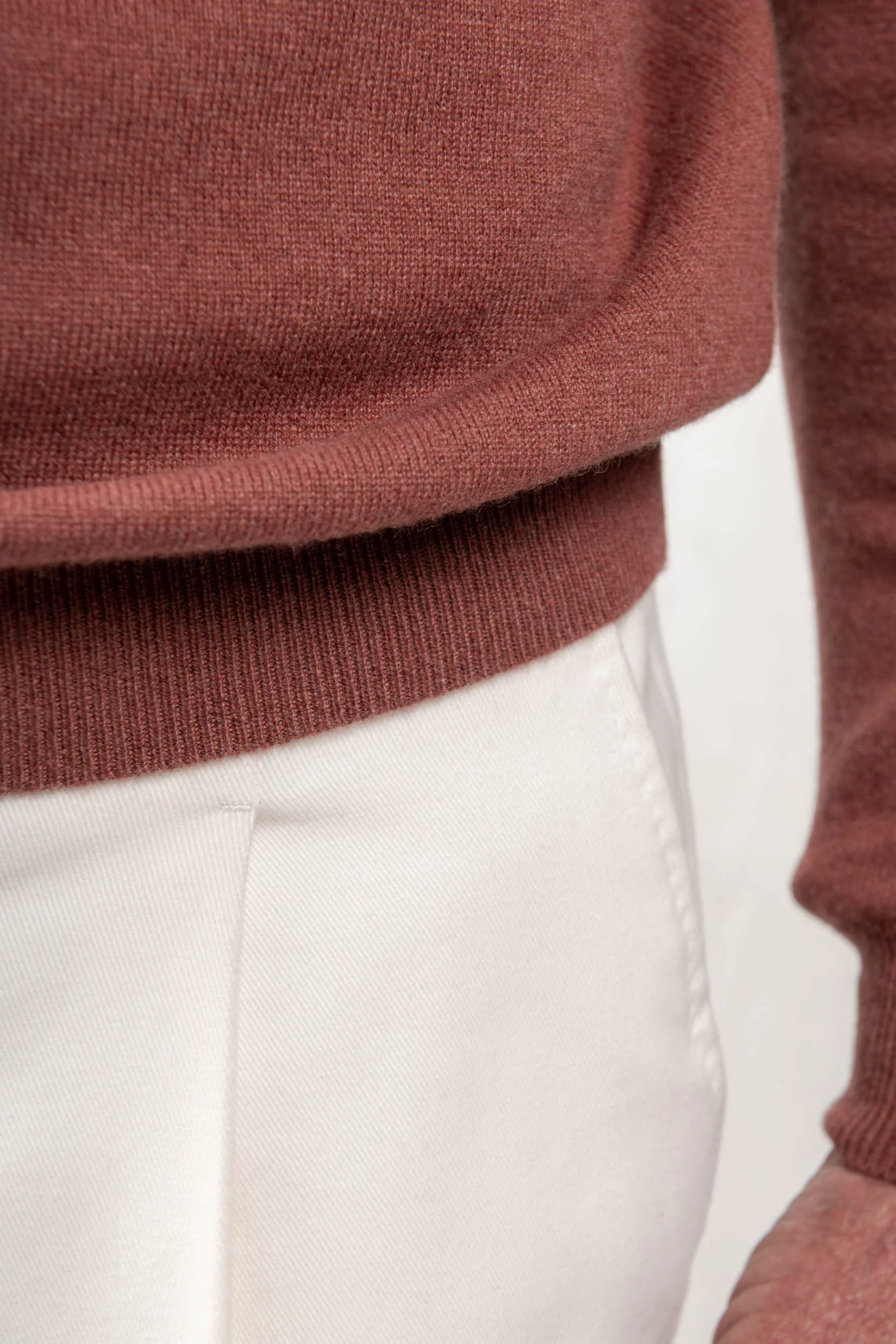 Rusty cashmere round neck – Made in Italy - Image 3