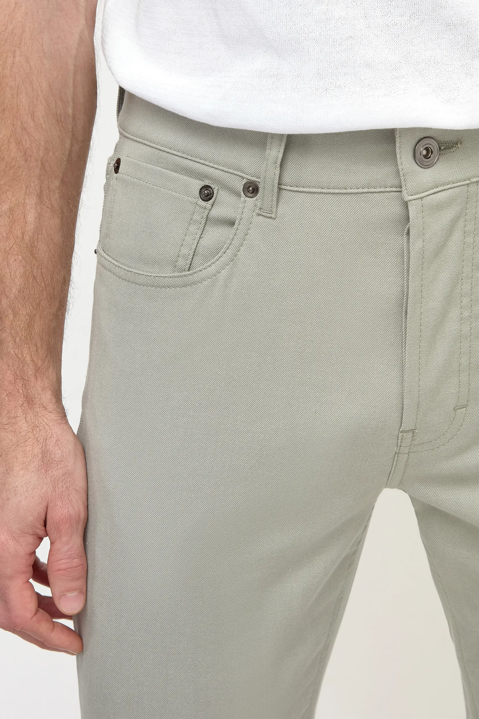 Sage 5 pocket trousers - Made in Italy - Image 3