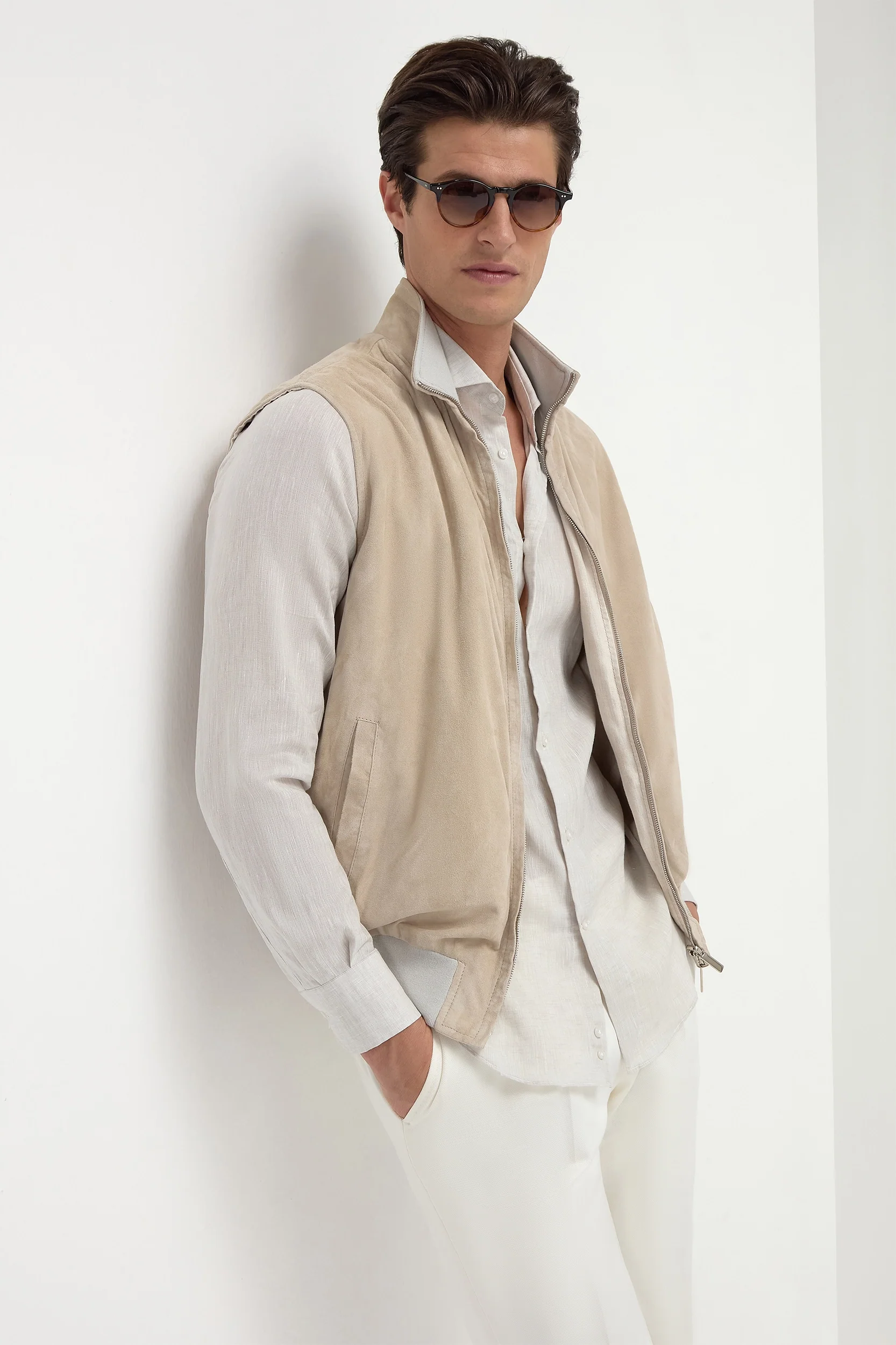 Sand linen shirt - Made in Italy - Image 4