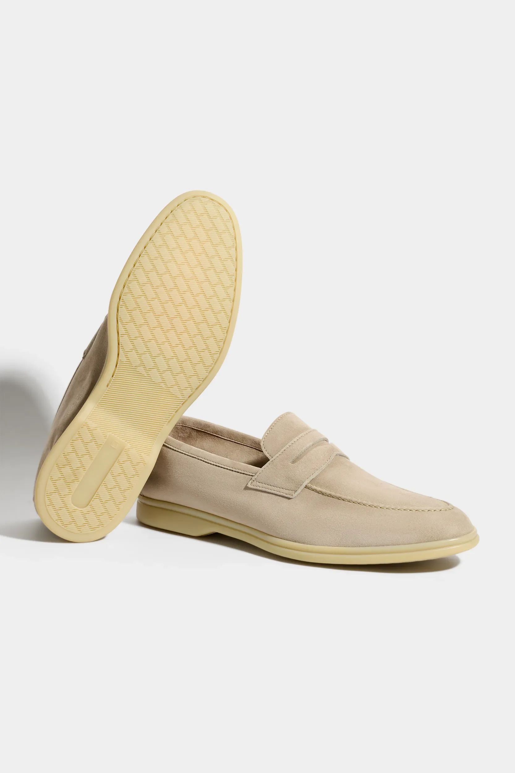 Sand penny loafers - Made in Italy - Image 2