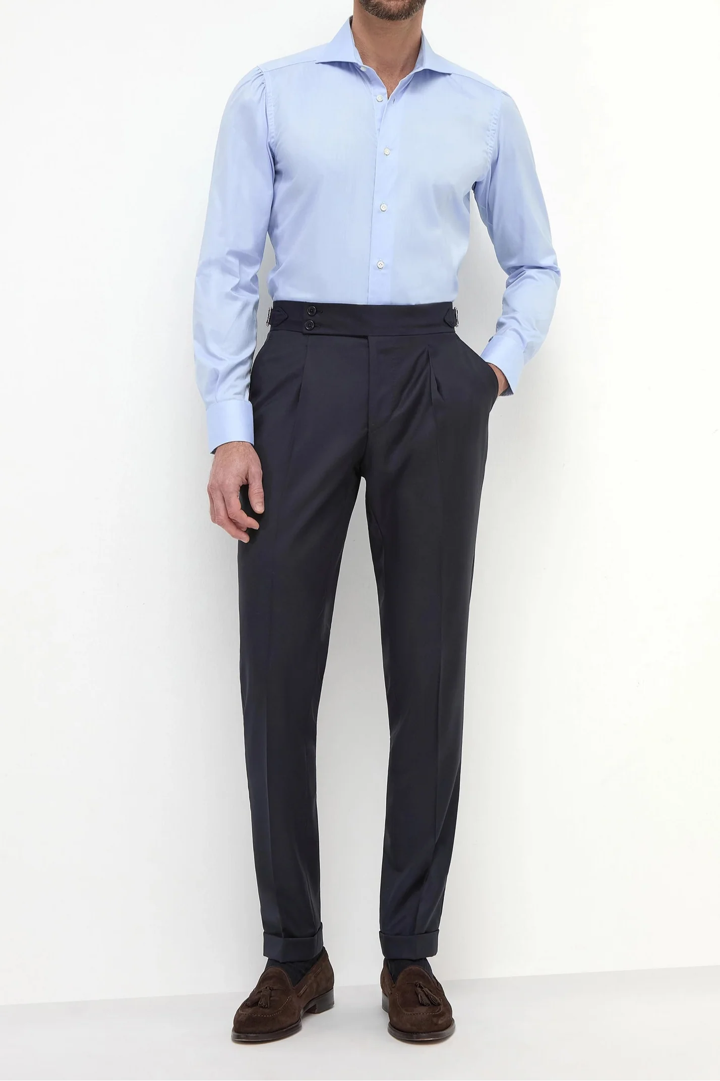 Light blue shirt ”Sartoriale collection” - Made In Italy - Image 3