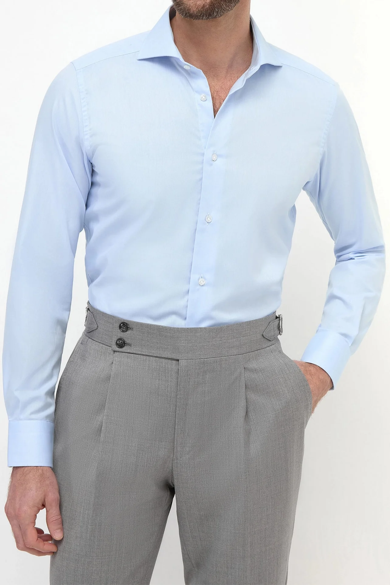 Light Blue Shirt - Made In Italy - Image 3