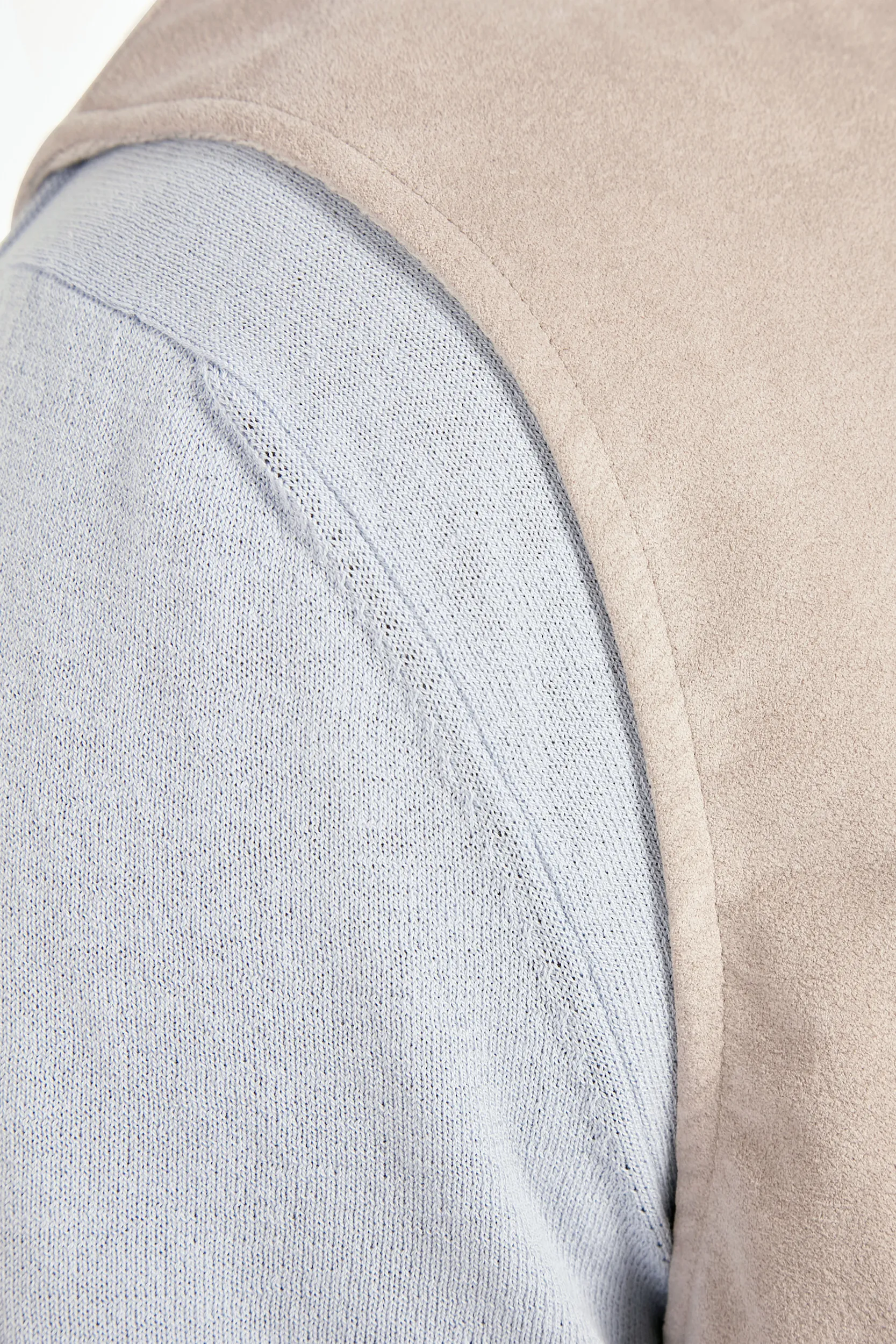 Stone alcantara vest - Made in Italy - Image 3