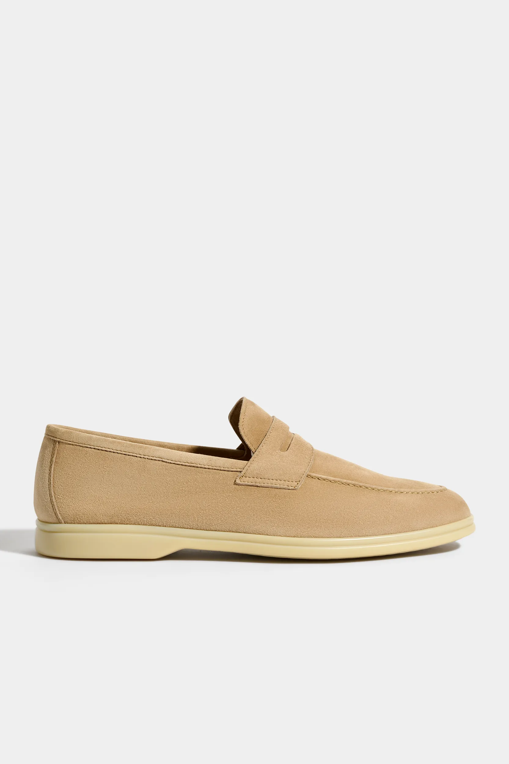 Taupe penny loafers - Made in Italy - Image 4