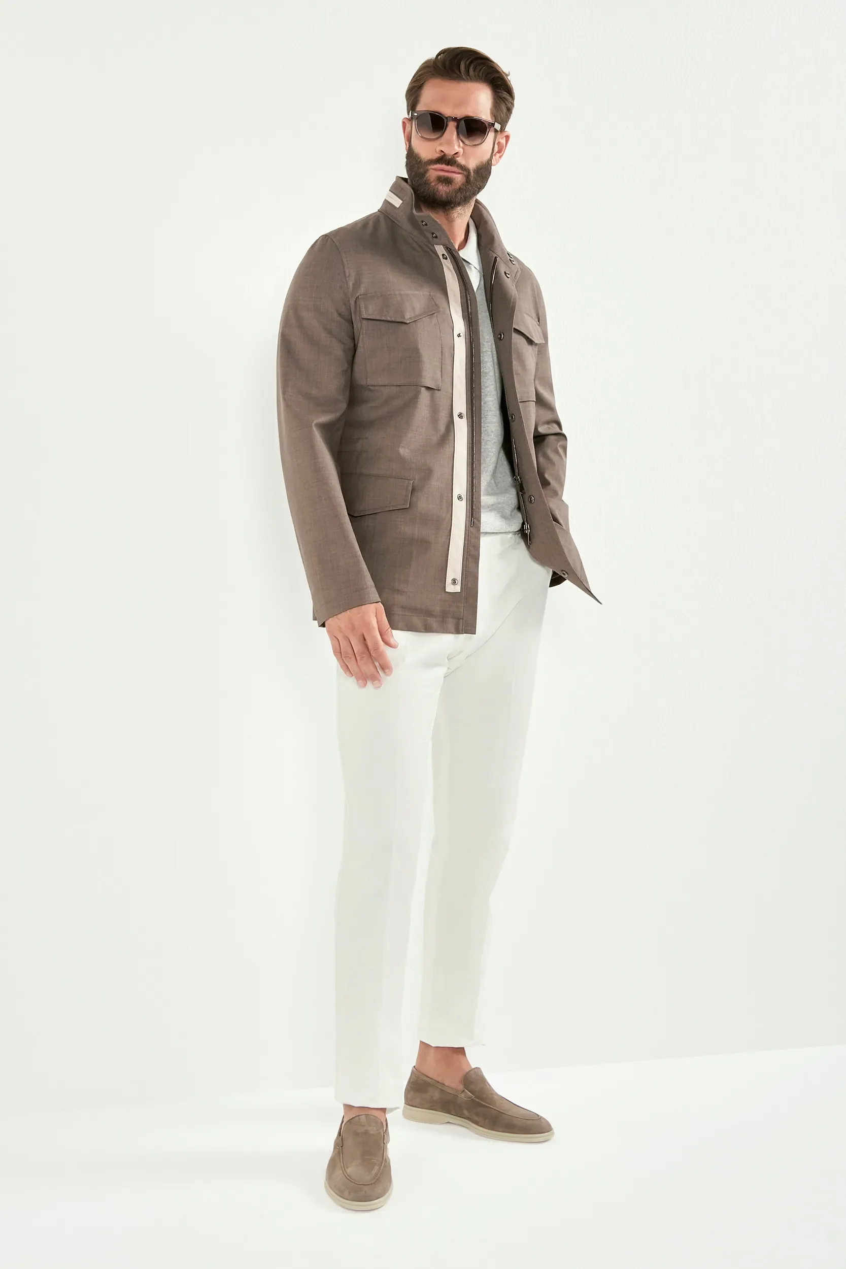 Tobacco field jacket - Made in Italy - Image 4