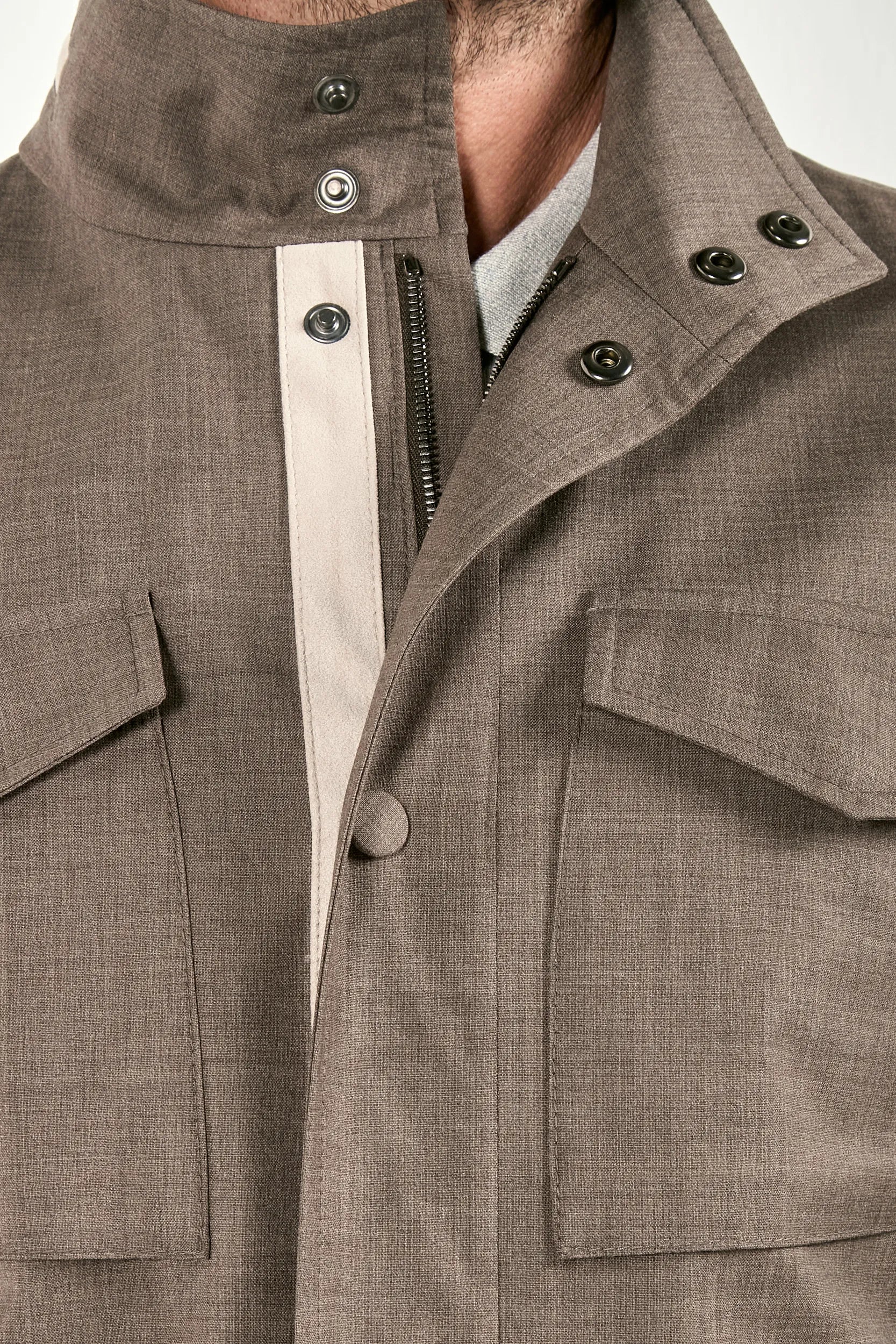 Tobacco field jacket - Made in Italy - Image 6