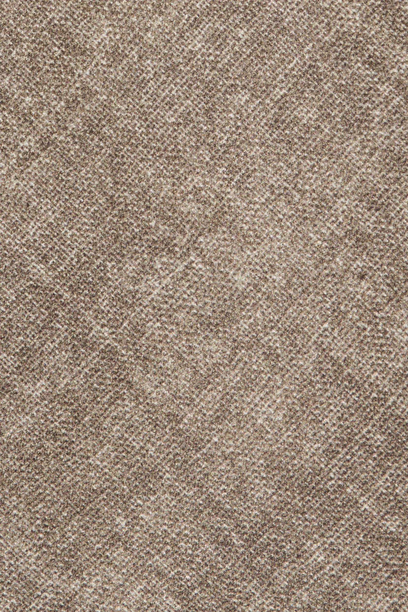 Tobacco printed silk tie - Made in Italy - Image 2