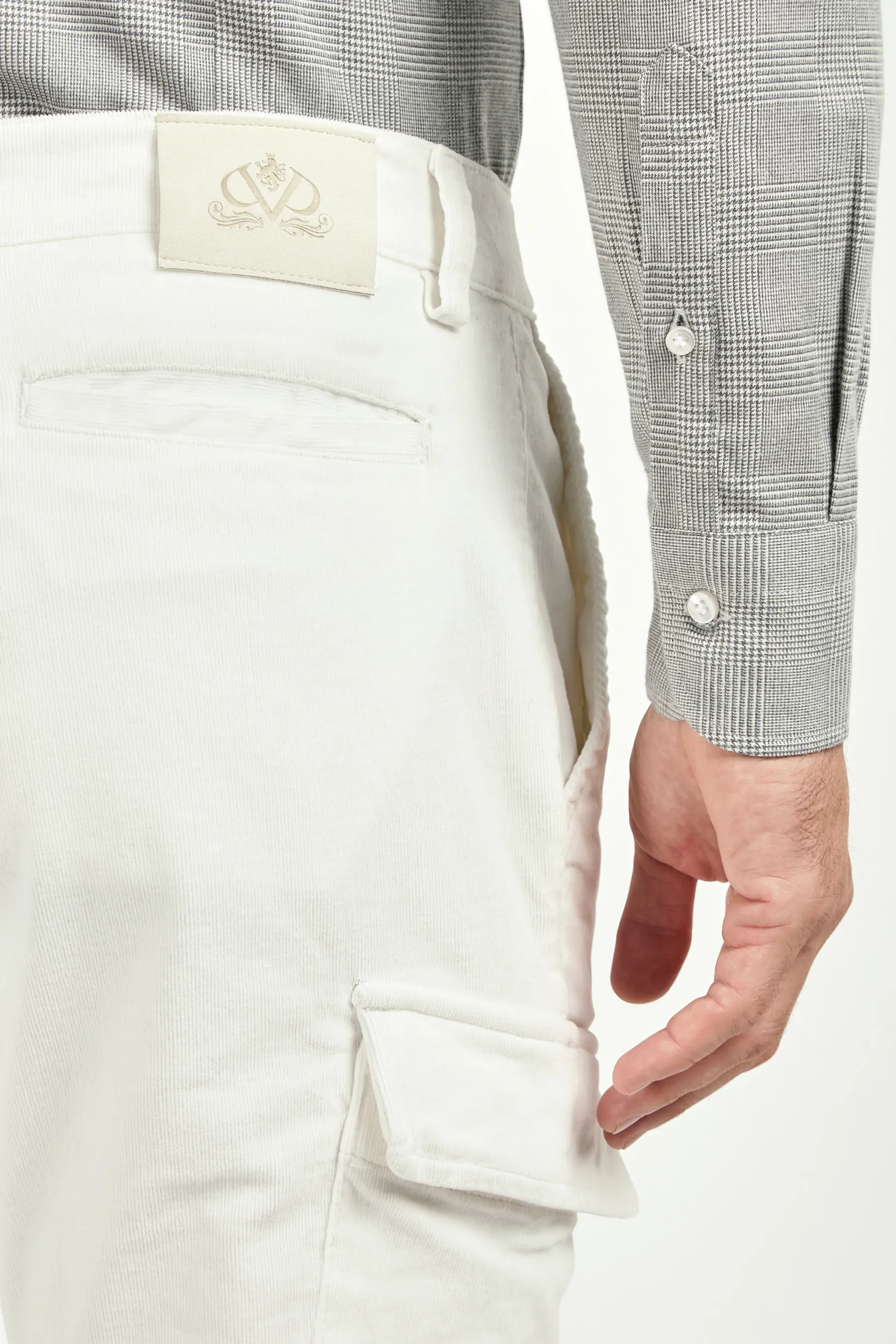 White cargo trousers - Made in Italy - Image 3