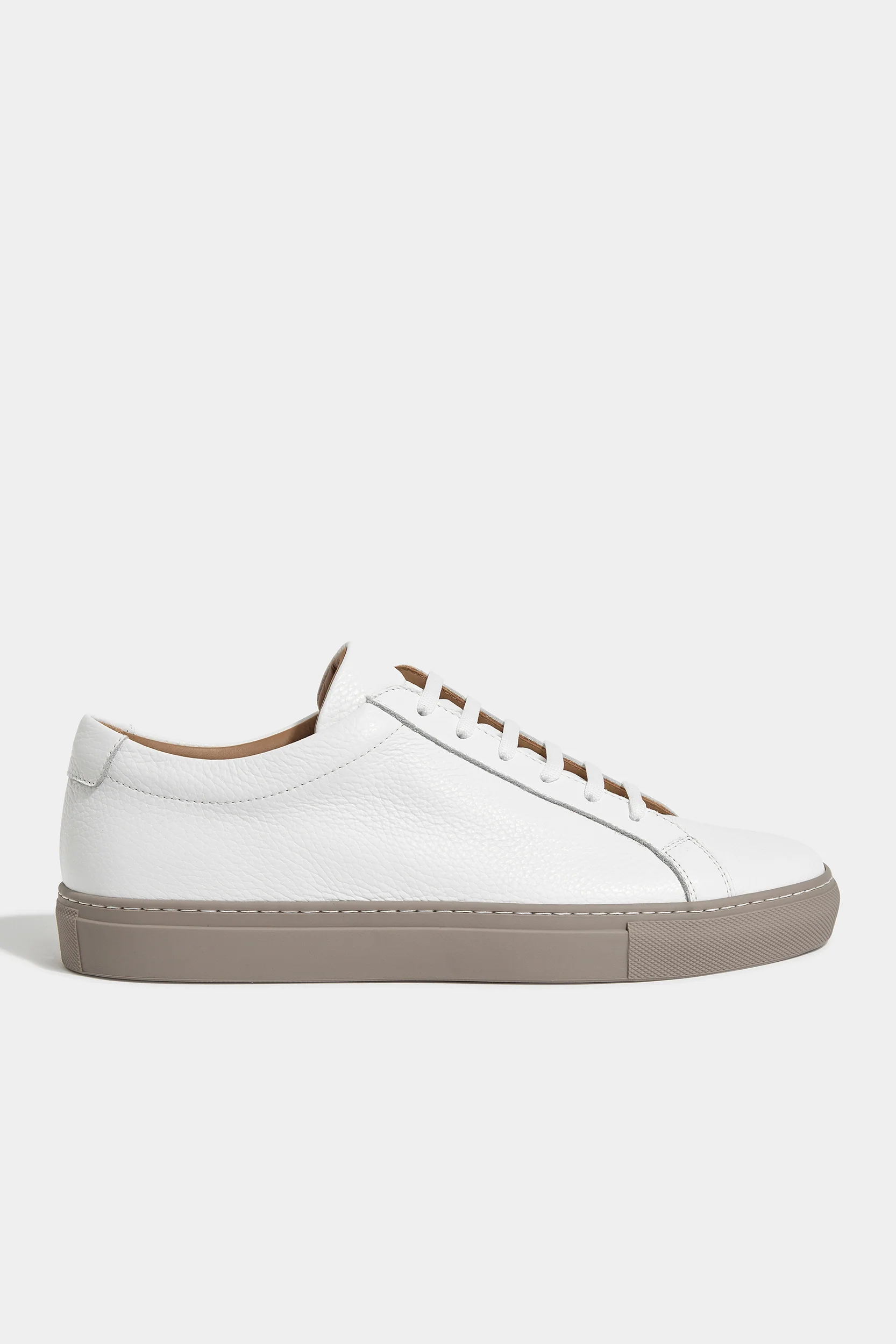 White leather sneakers - Made In Italy - Image 4