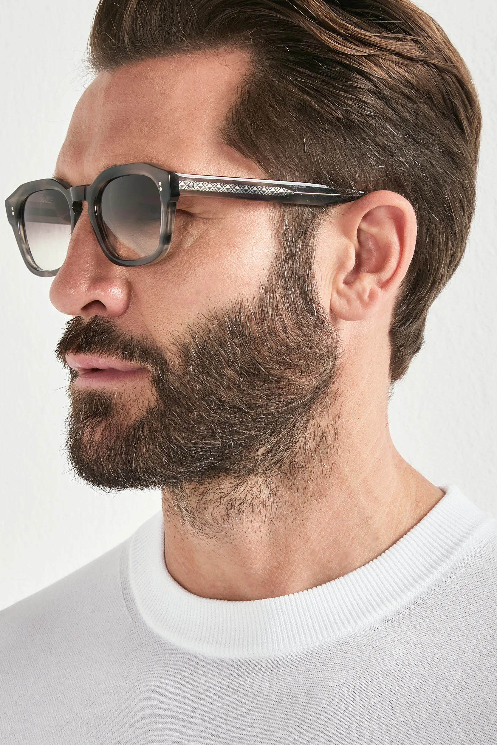 White high neck t-shirt - Made in Italy - Image 4